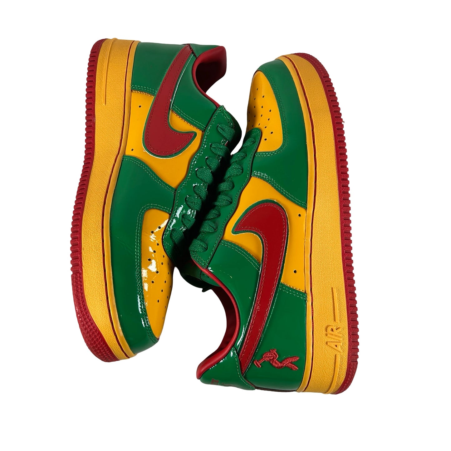 IH4383 300 Nike Air Force 1 Low Lil Yachty Concrete Boys Lucky Green [USED] - 9.5 M (Used) (No Box)