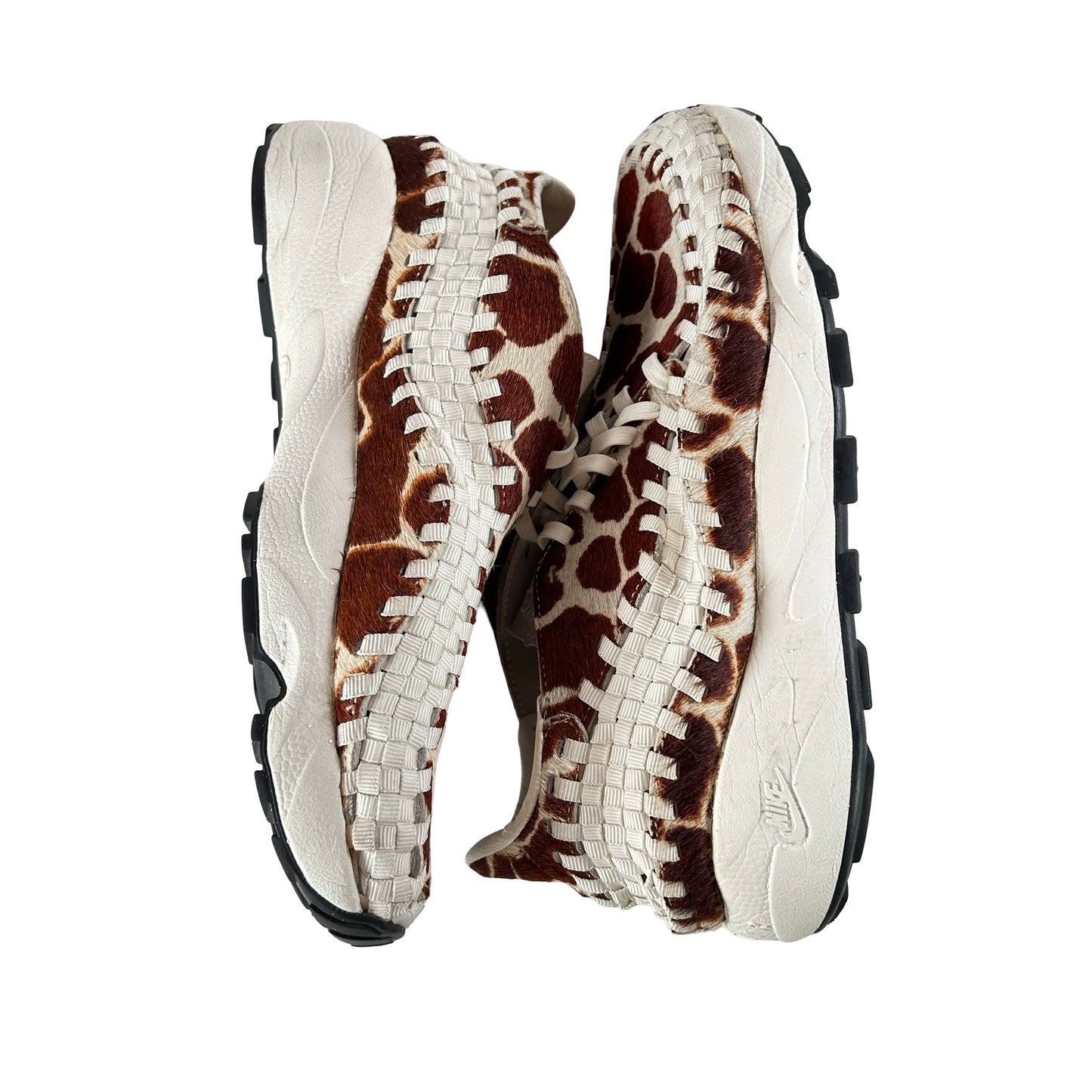 FB1953 100 Nike Air Footscape Woven Cow Print (Women's) [USED] - 12 W (Used) (No Box)