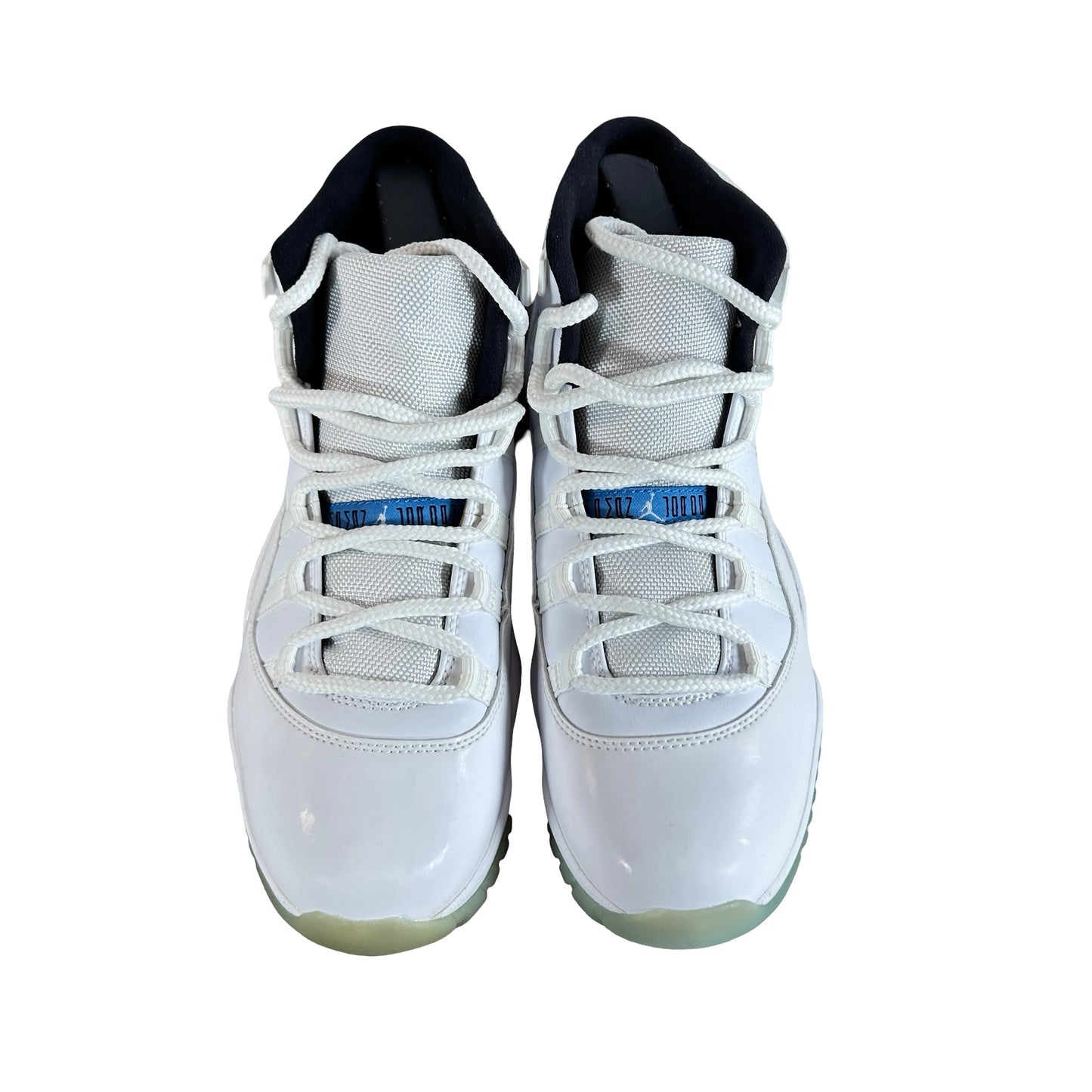 378037 117 Air Jordan 11 Retro Legend Blue (2014) - 8 M (Yellowing)