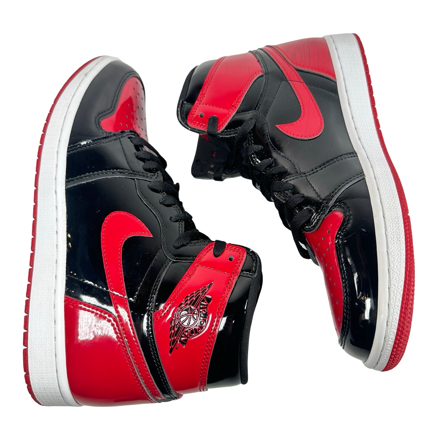 555088 063 Jordan 1 Retro High OG Patent Bred [USED] - 10 M (Used4)