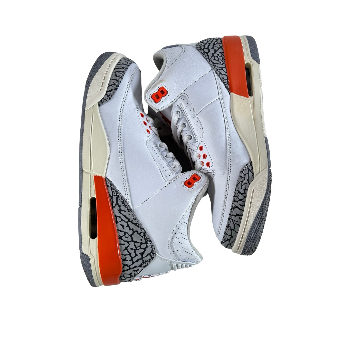 CK9246 121 Jordan 3 Retro Georgia Peach (Women's) [USED] - 9.5 W (Used)