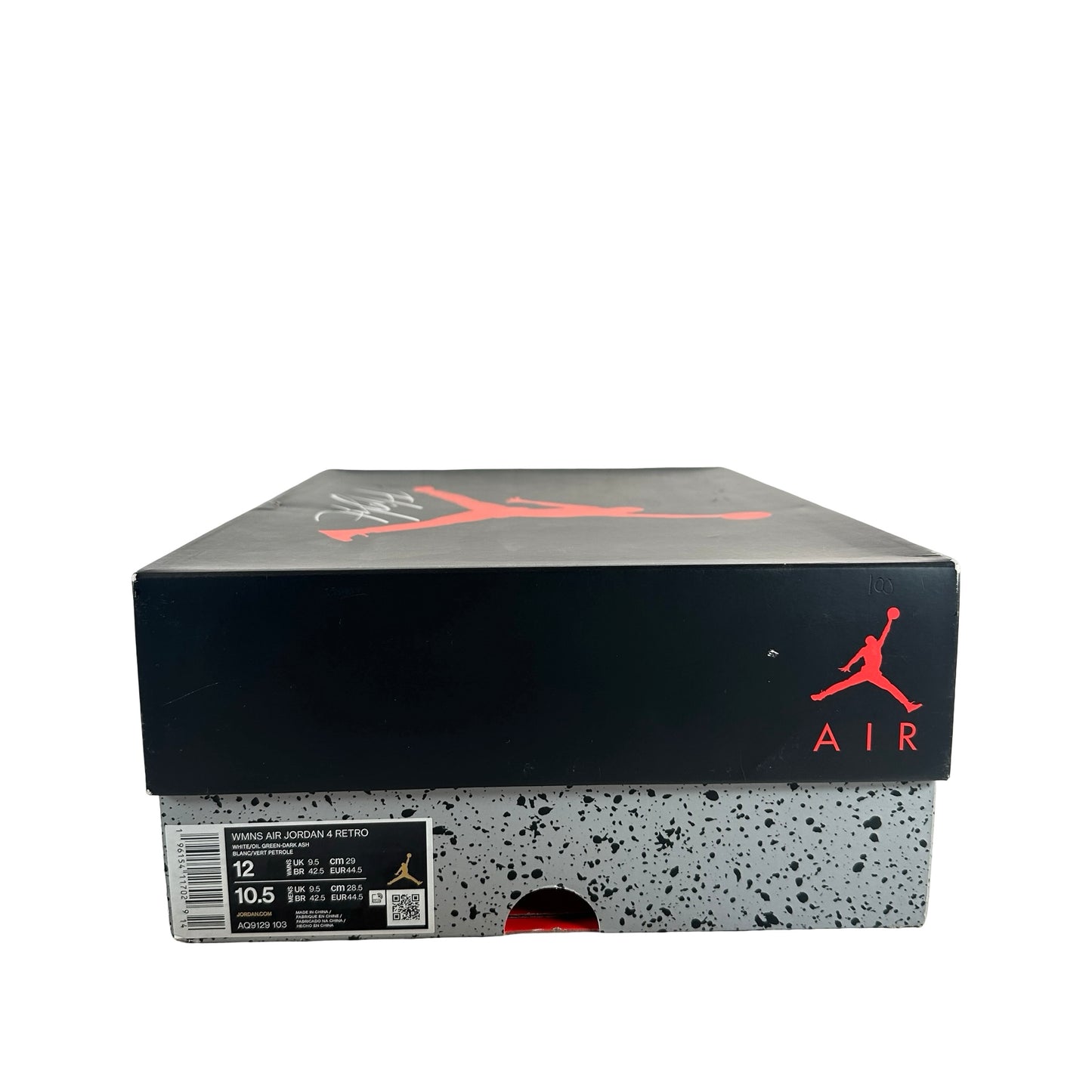 AQ9129 103 Jordan 4 Retro Espuma de mar (W)