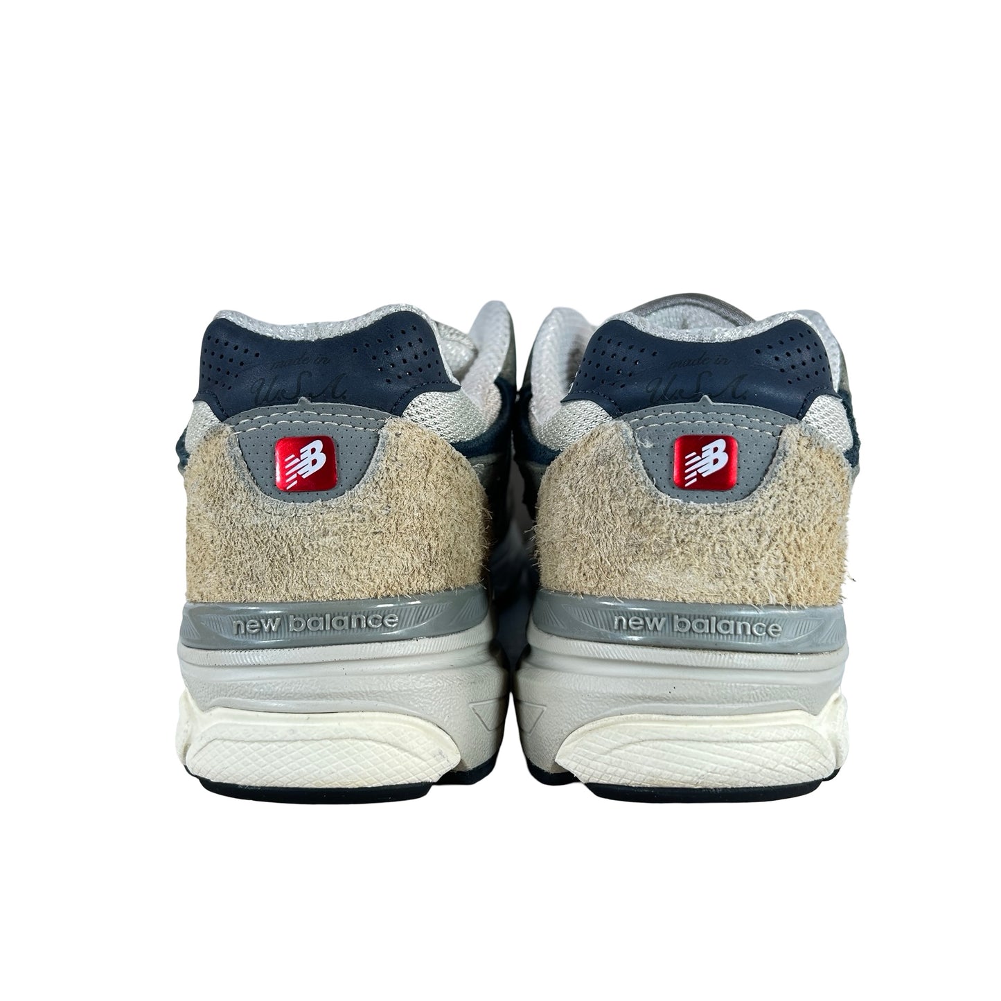 M990T03 New Balance 990v3 MiUSA Grey Blue Olive [USED] - 7 M (Used)