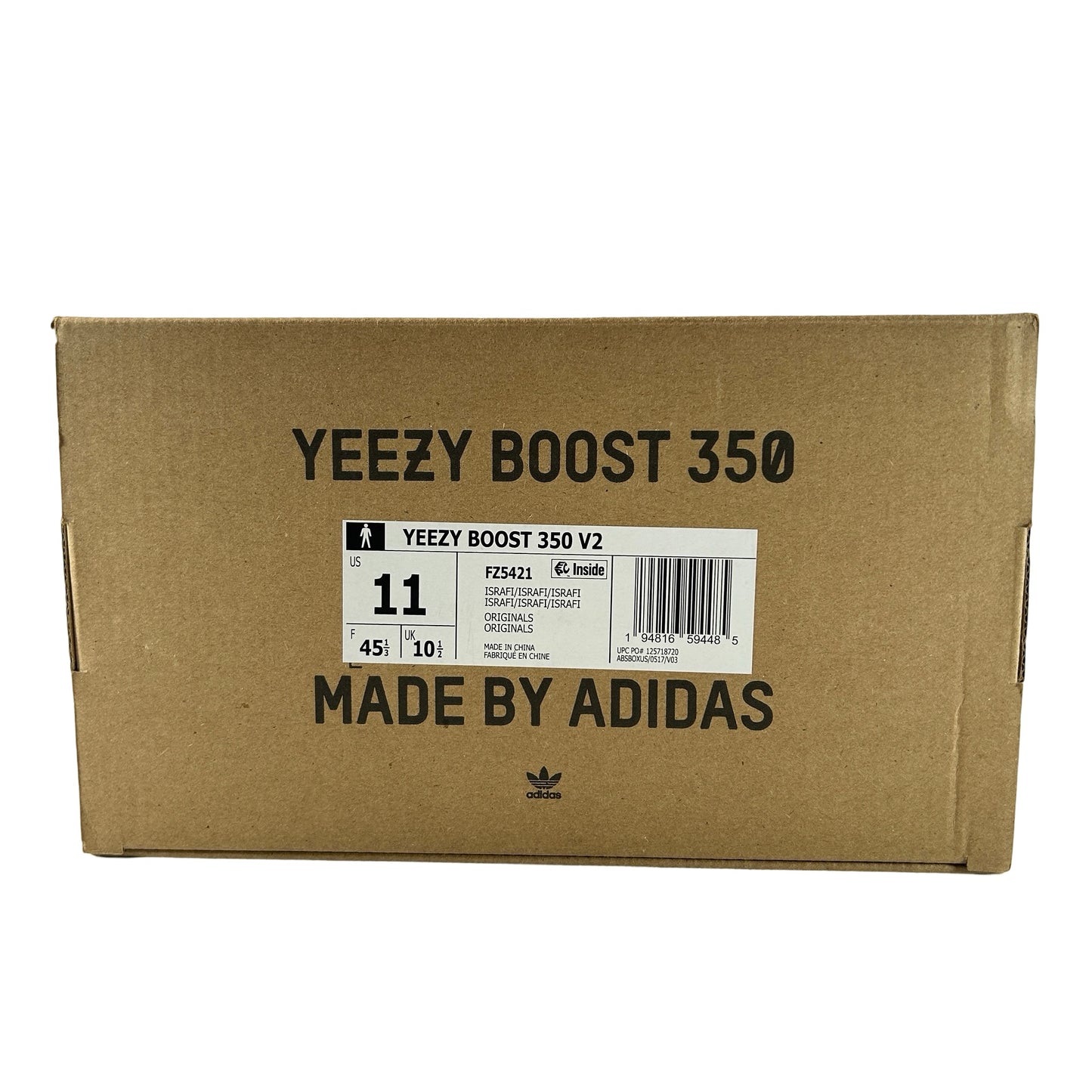 FZ5421 adidas Yeezy Boost 350 V2 Israfil [USED] - 11 M (Used)