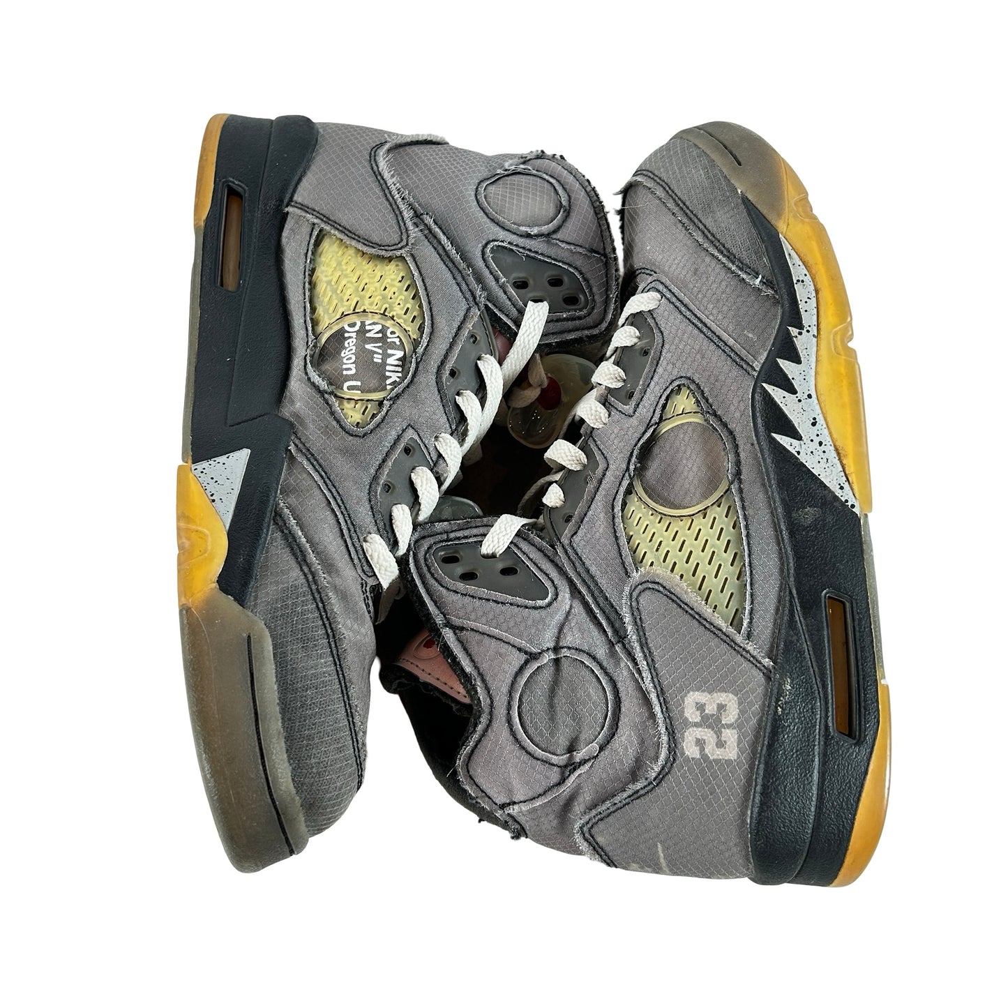 CT8480 001 Jordan 5 Off-White Black [USED] - 10 M (Used6)