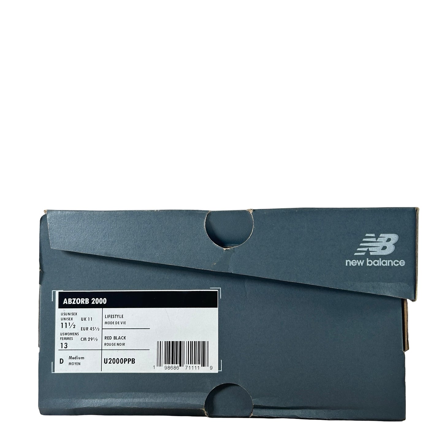 U2000PPB New Balance Abzorb 2000 Black Iridescent [USED] - 11.5 M (Used)