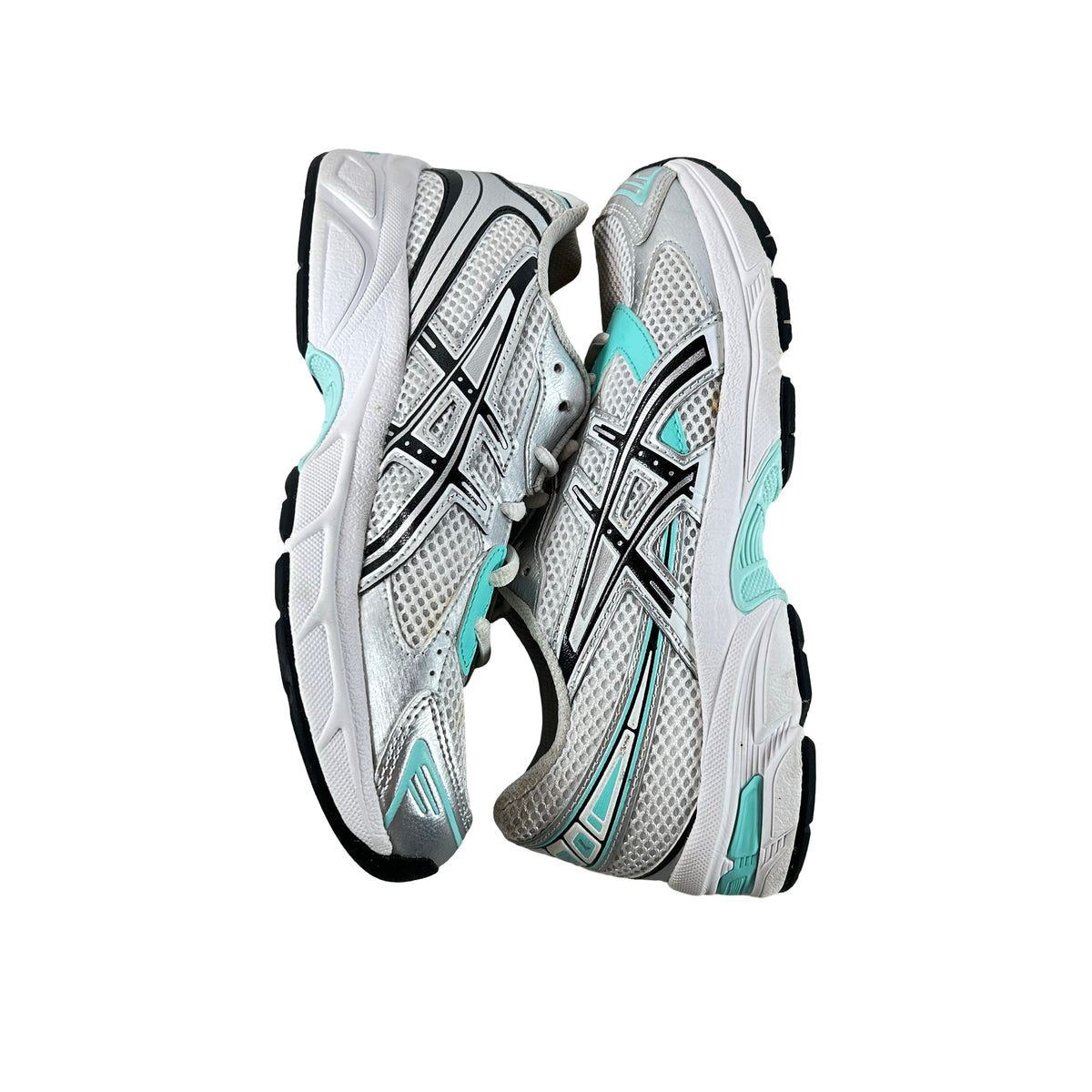 1204A163 102 ASICS Gel-1130 White Aqua (GS) [USED] - 5.5 M (Used2) (Replace Box2)