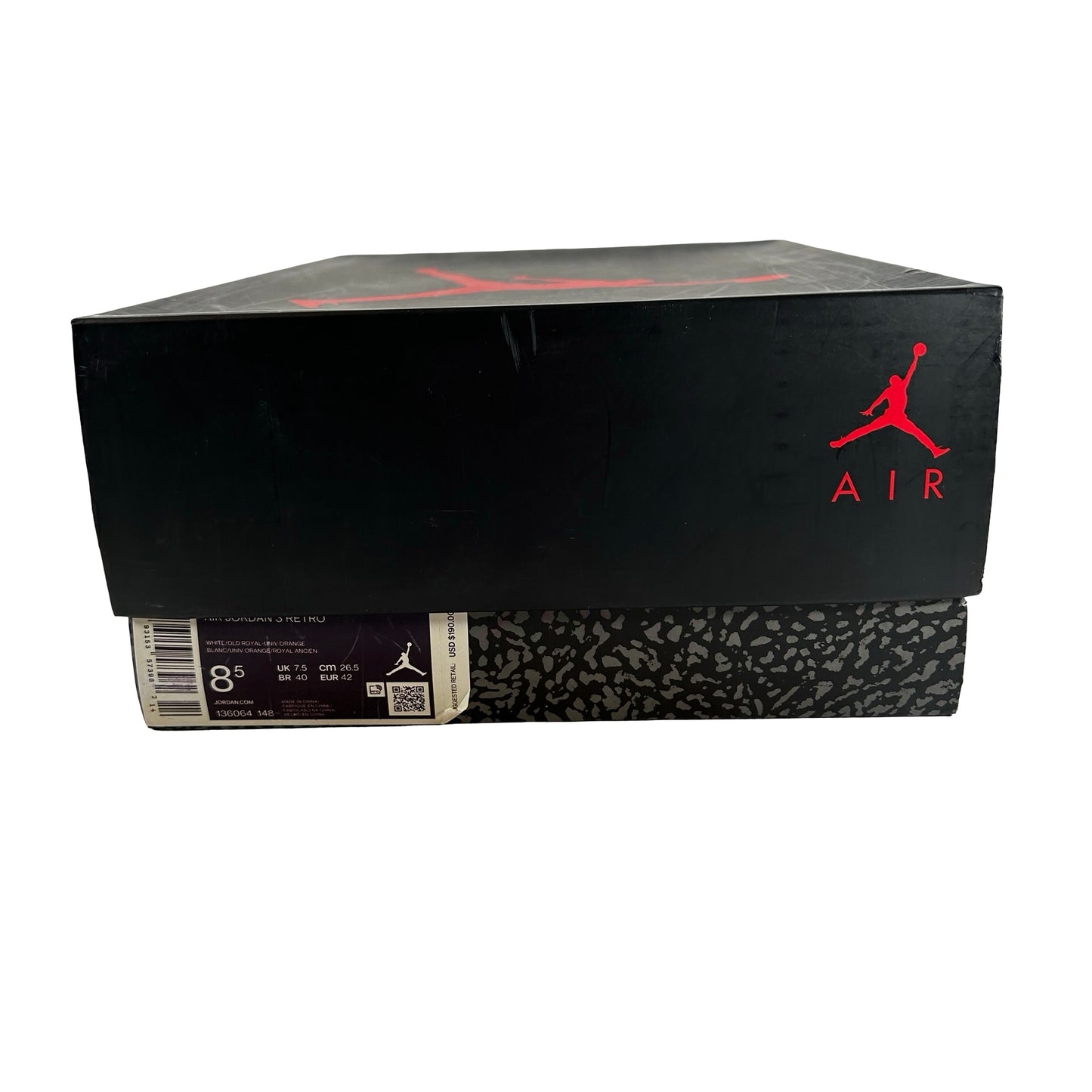 136064 148 Jordan 3 Retro Knicks [USED] - 8.5 M (Used)