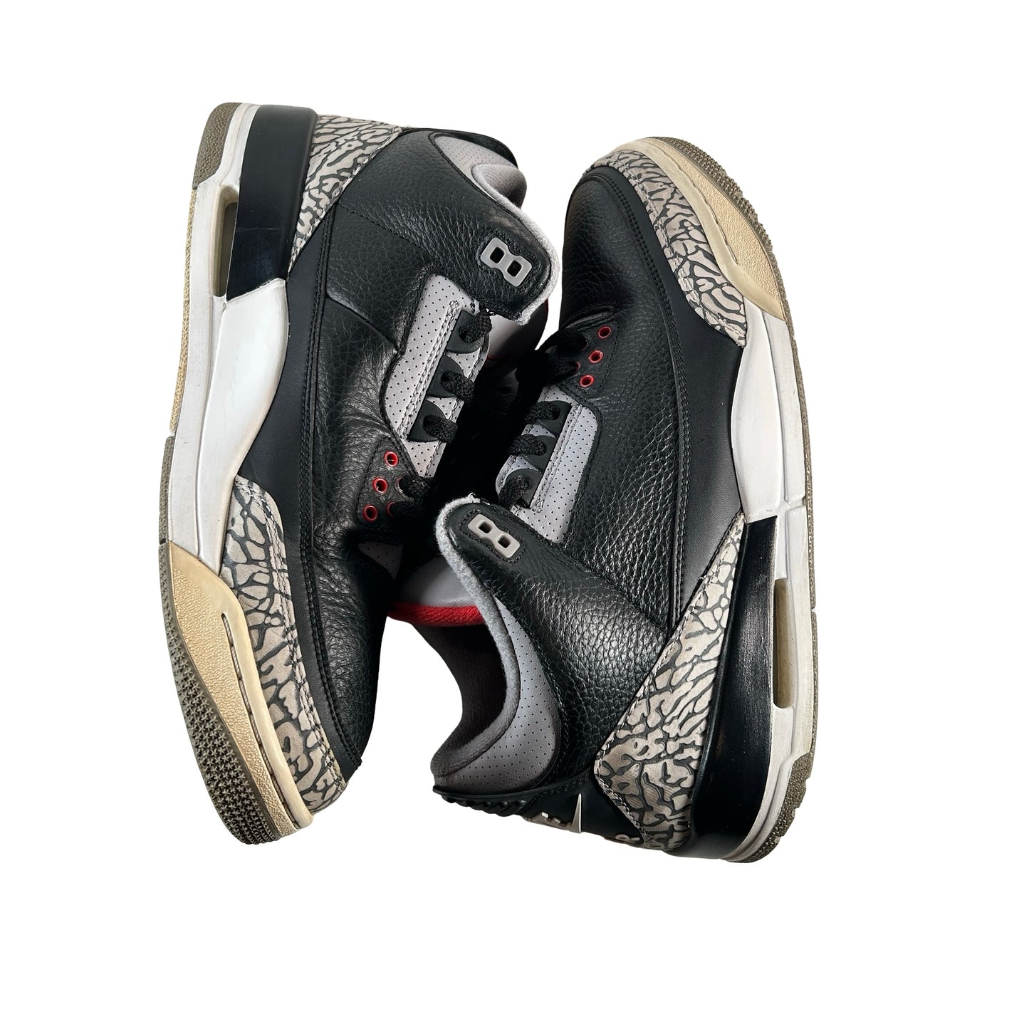 854262 001 Jordan 3 Black Cement 2018 [USED] - 10.5 M (Used5) (No Box5)