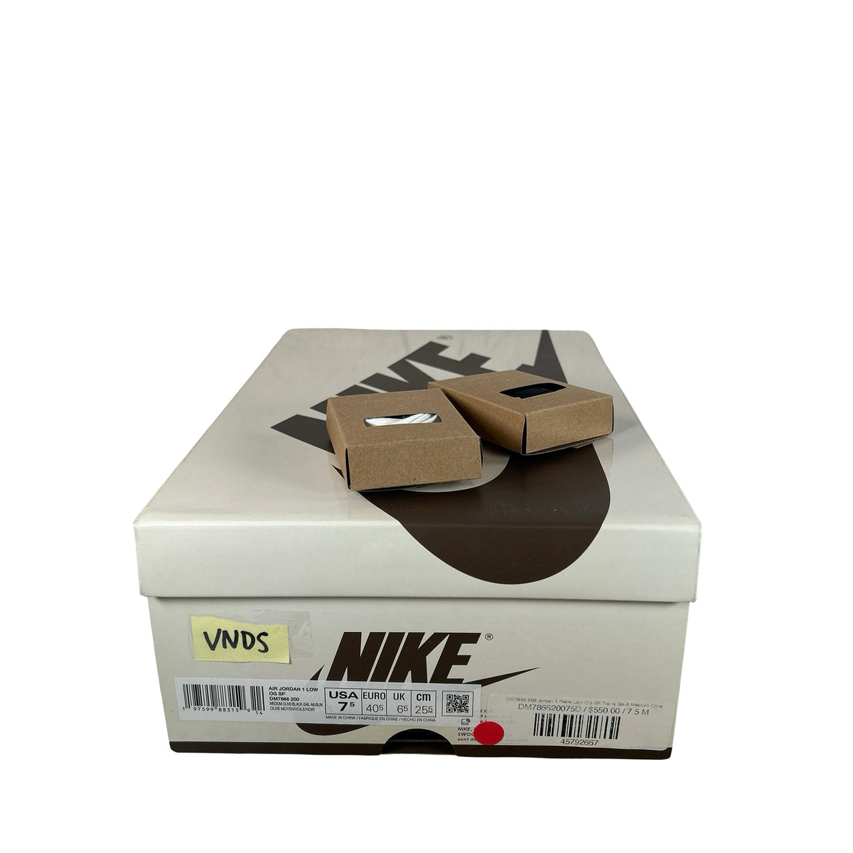 DM7866 200 Jordan 1 Retro Low OG SP Travis Scott Medium Olive [USED] - 7.5 (VNDS)