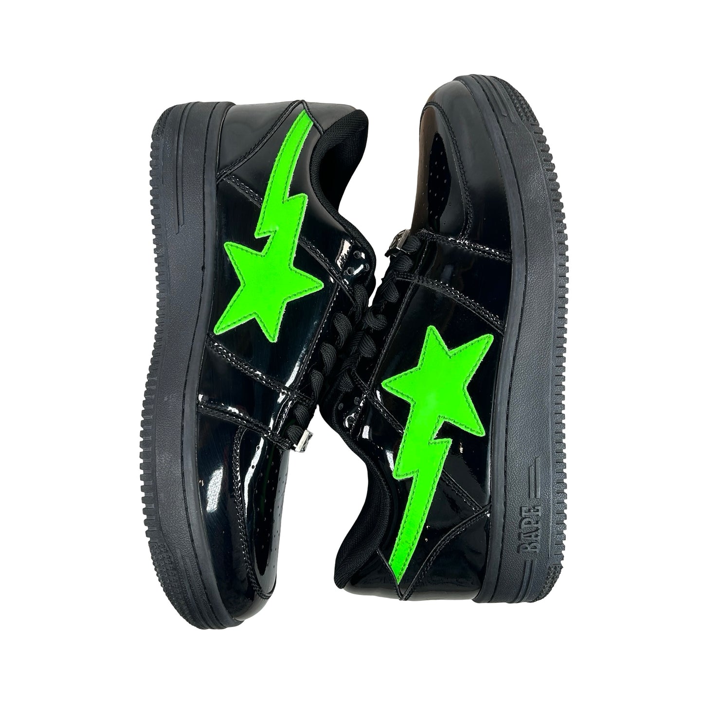 1G23191912 BLK A Bathing Ape Bape Sta Low Weeknd XO Black [USED] - 10.5 M (Used)