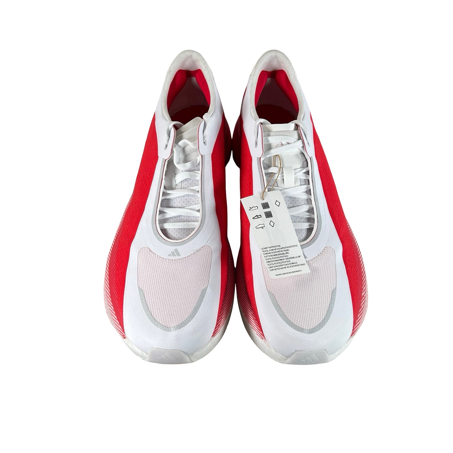 KI1913 adidas Hyper Boost Edge White Pure Ruby - 14 M (No Box) (Markings on Outsole)