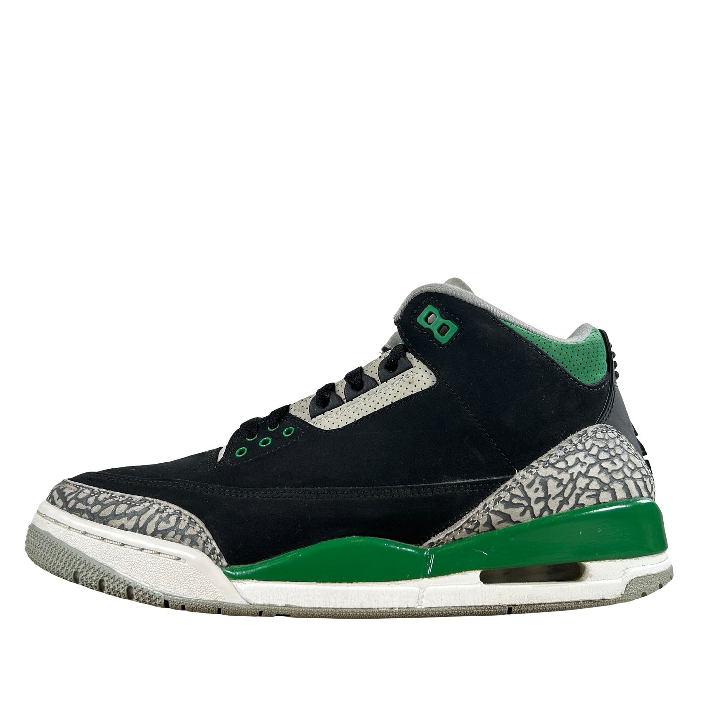 CT8532 030 Jordan 3 Retro Pine Green [USED] - 9.5 M (Used) (Replace Box)