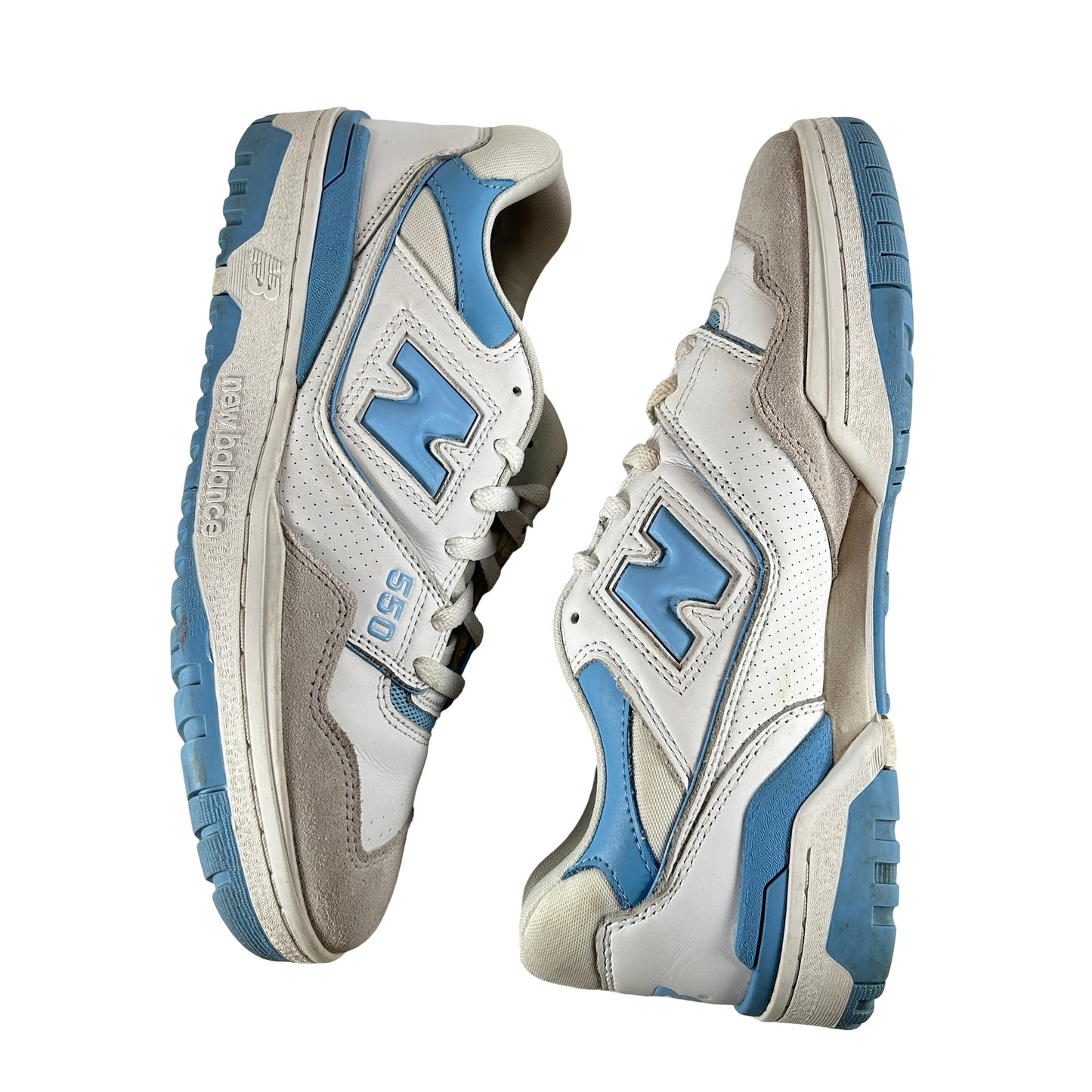 BB550LSB New Balance 550 White Blue Haze Rain Cloud [USED] - 11 M (Used) (No Box)