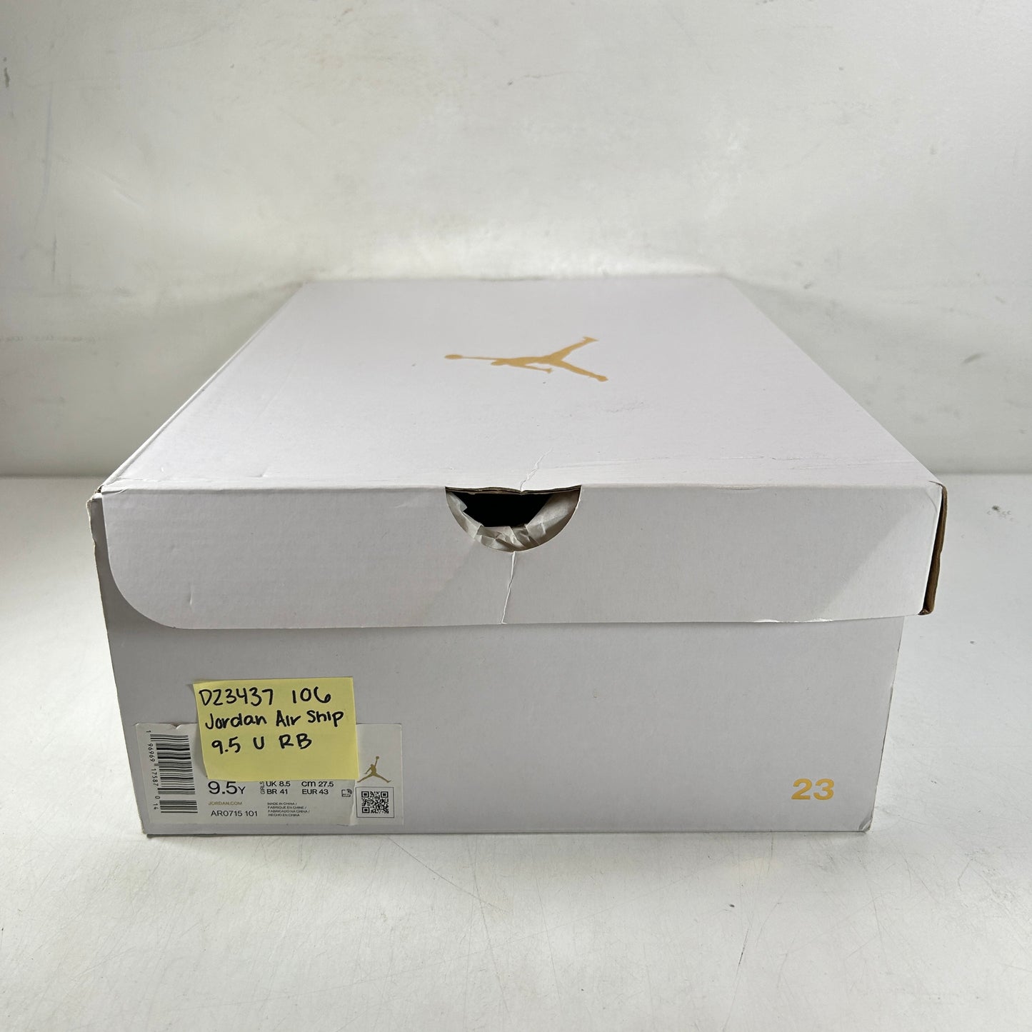 DZ3437 106 Nike Jordan Air Ship PE SP Every Game Dune Red [USED] - 9.5 M (Used) (Replace Box)