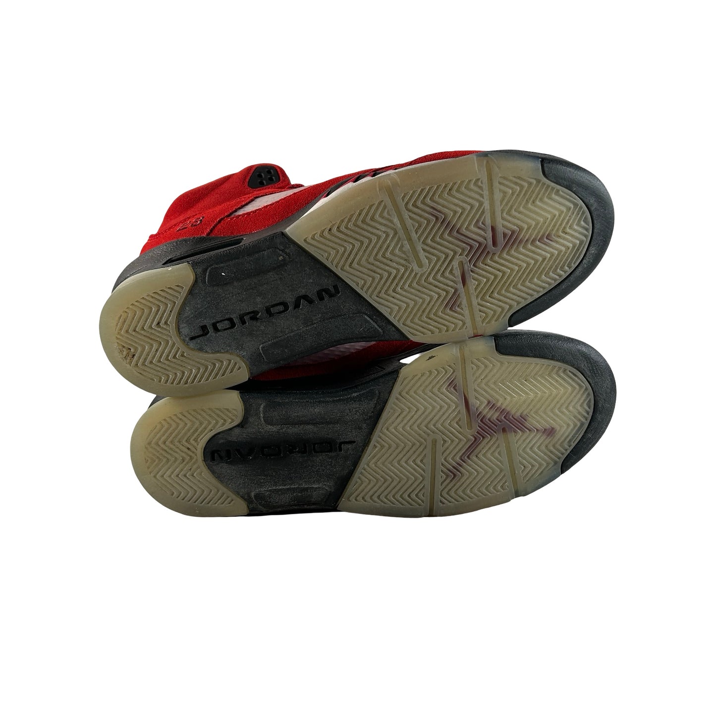 440888 600 Jordan 5 Retro Raging Bull Red (2021) (GS) [USED] - 7 Y (Used)