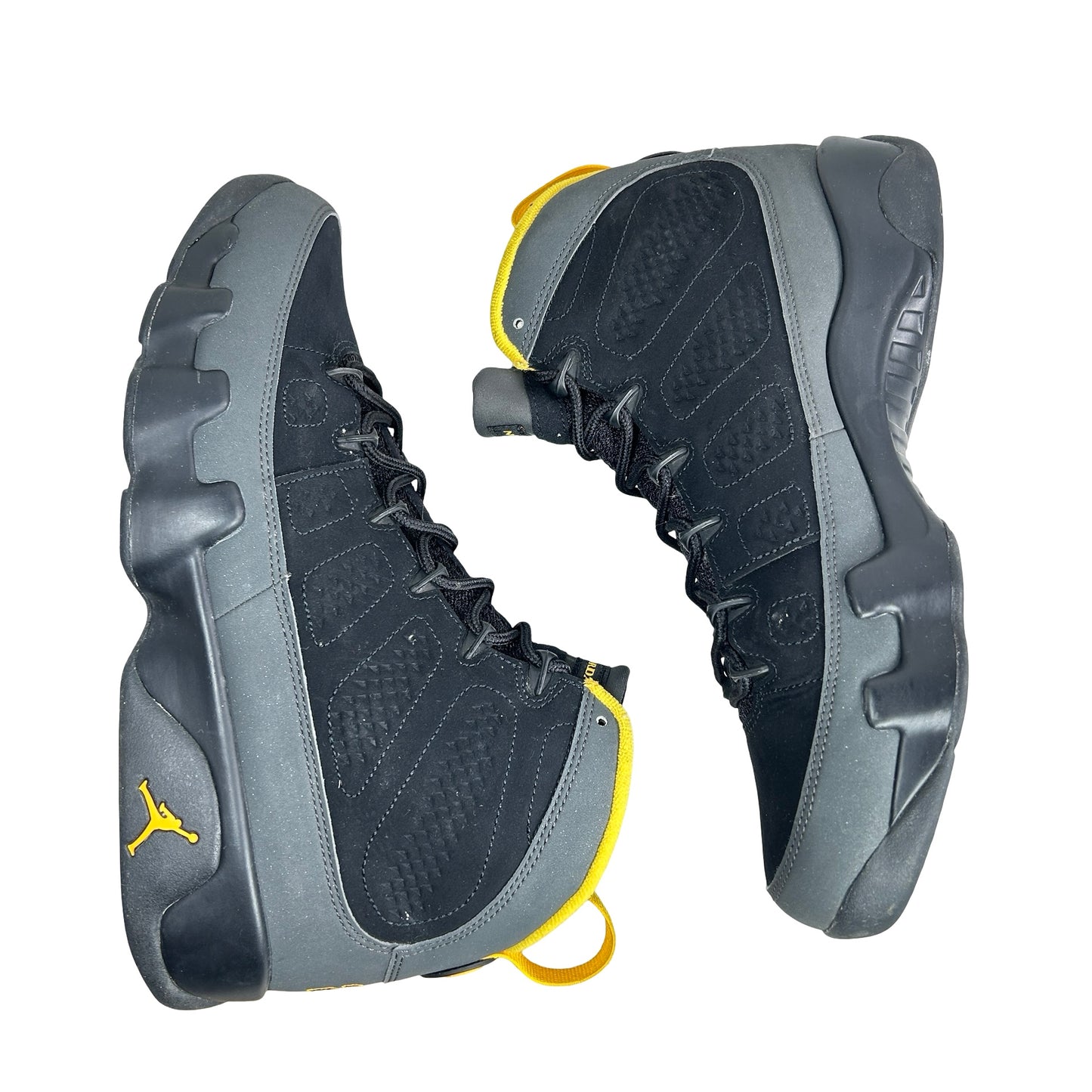 CT8019 070 Jordan 9 Retro Dark Charcoal University Gold [USED] - 10 M (Used4)