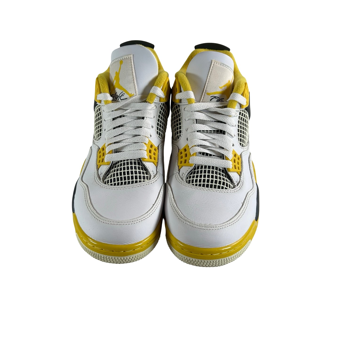 AQ9129 101 Jordan 4 Retro Vivid Sulfur (Women's) [USED] - 9.5 W (Used2) (No Box2)