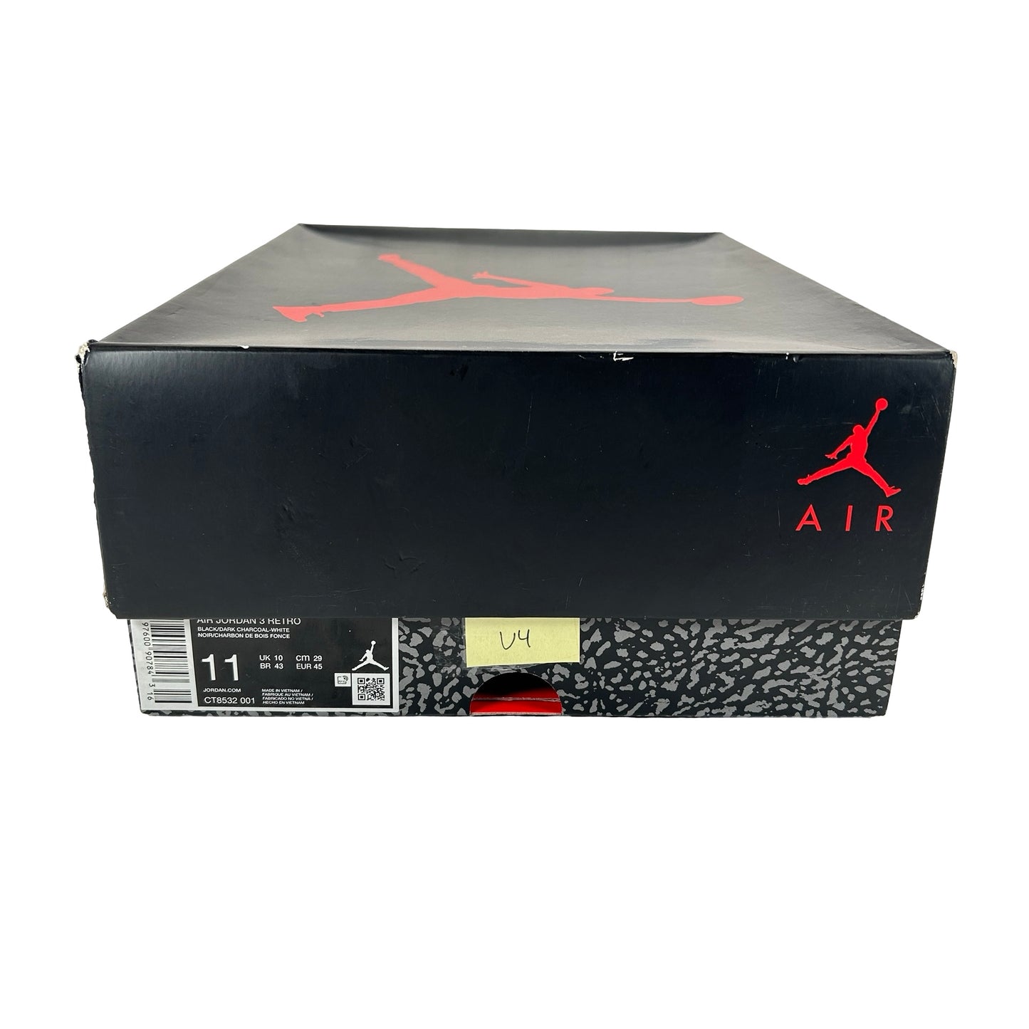 CT8532 001 Jordan 3 Retro Black Cat (2025) [USED] - 11 M (Used4)