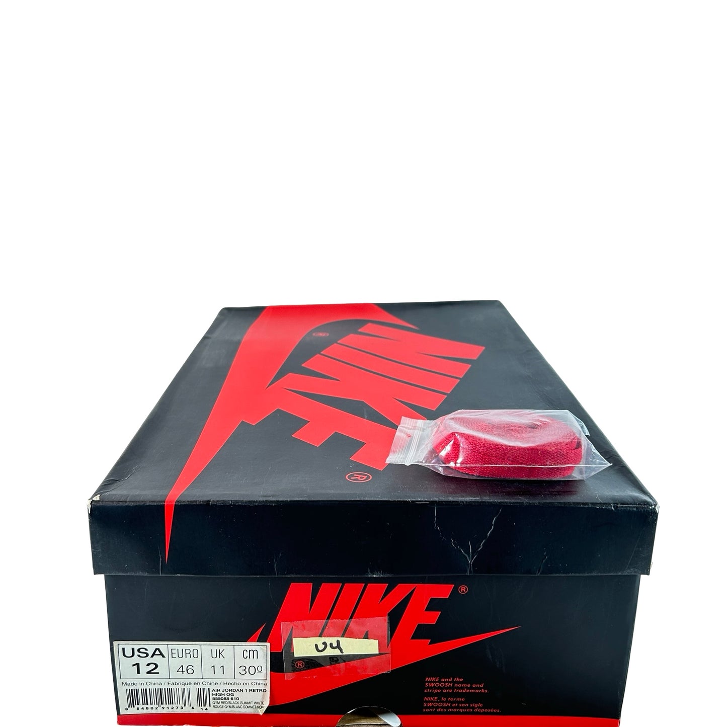555088 610 Jordan 1 Bred Toe [USED] - 12 M (Used4)