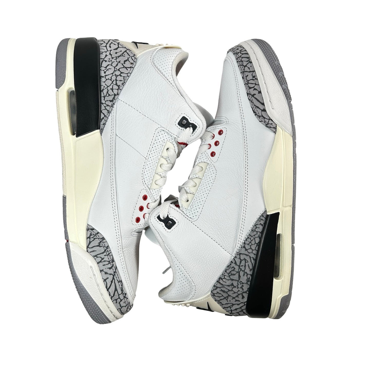 DN3707 100 Jordan 3 Retro White Cement Reimagined [USED] - 9.5 M (Used13)