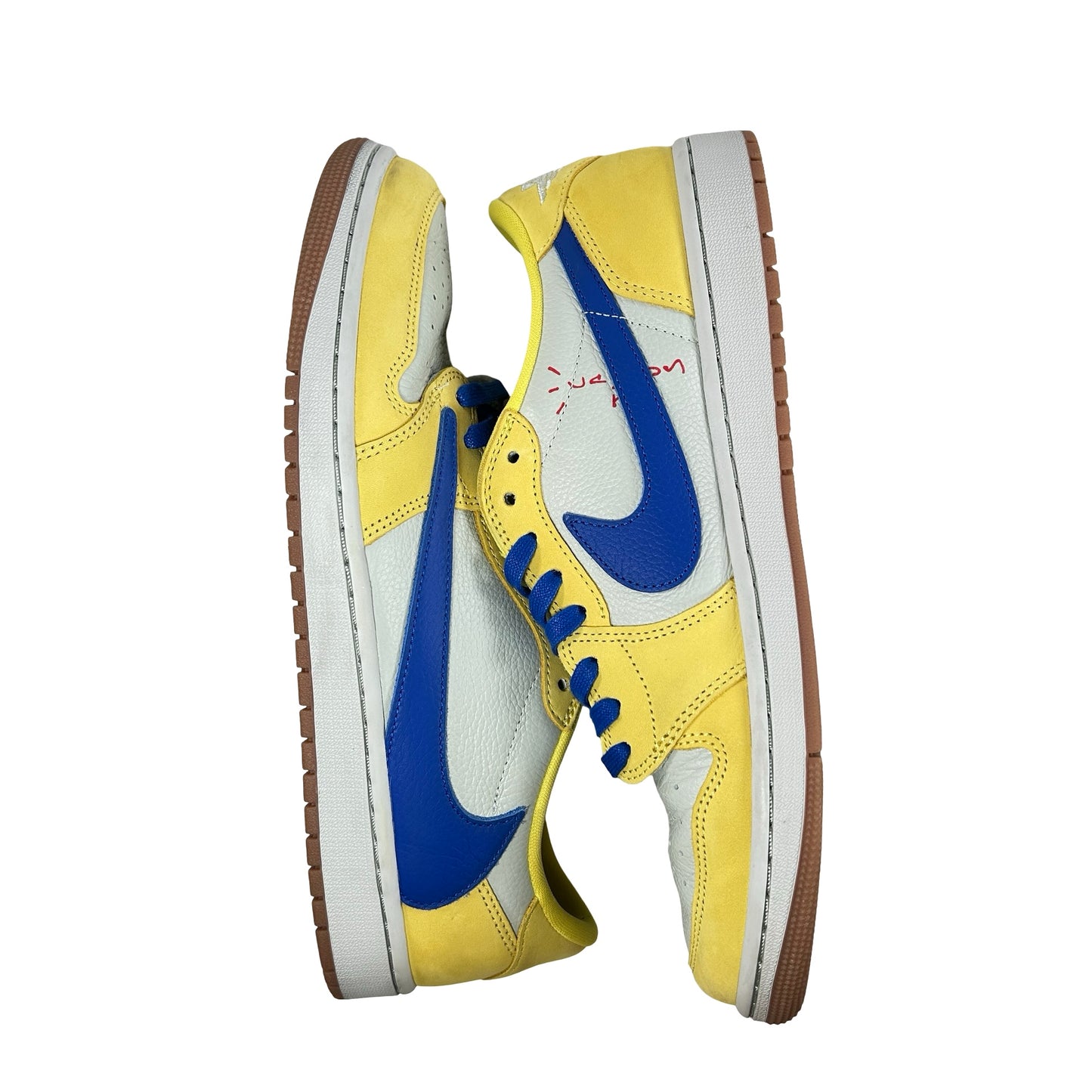 DZ4137 700 Jordan 1 Retro Low OG SP Travis Scott Canary (Women's) [USED] - 12.5 W (Used)