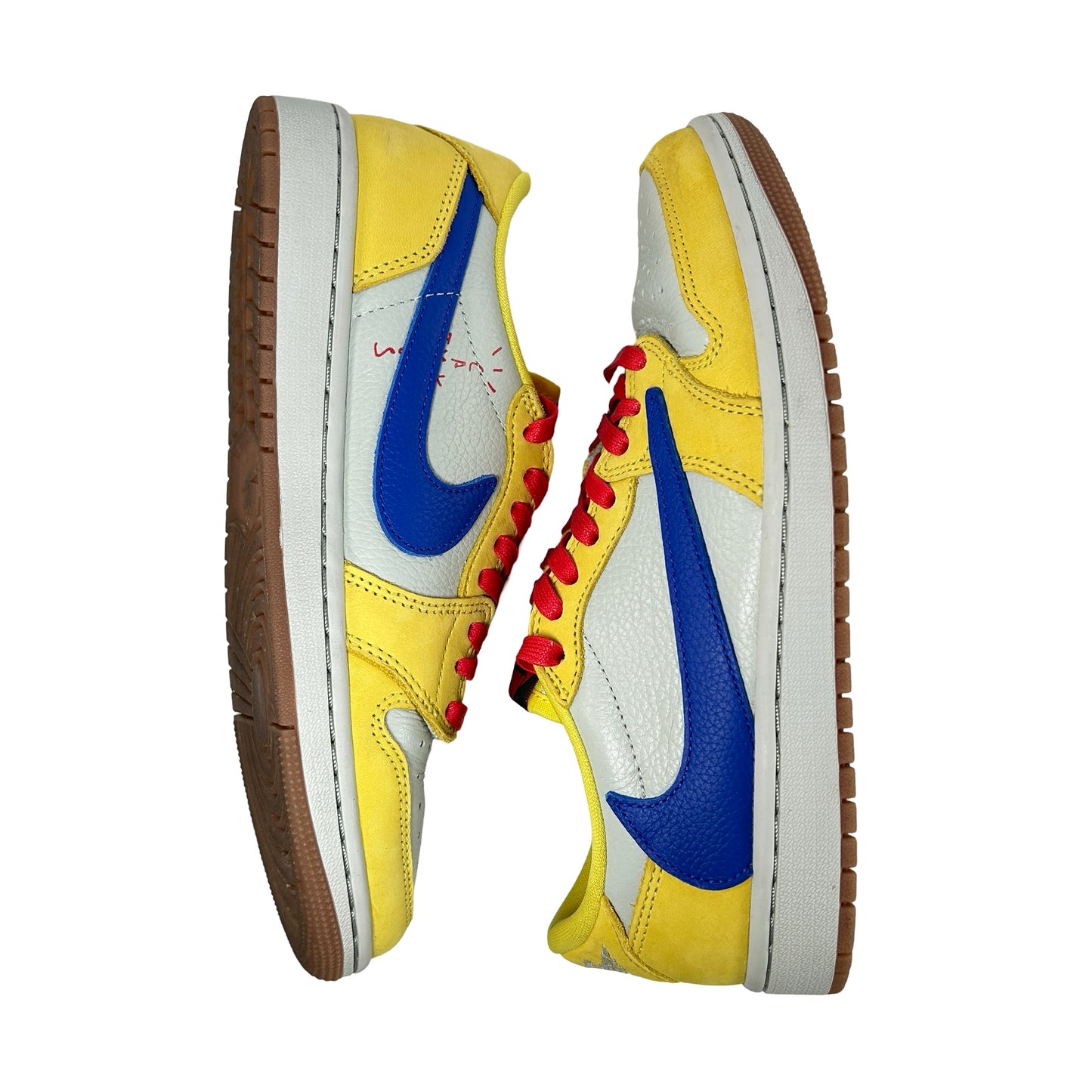 DZ4137 700 Jordan 1 Retro Low OG SP Travis Scott Canary (Women's) [USED] - 8 W (Used3)