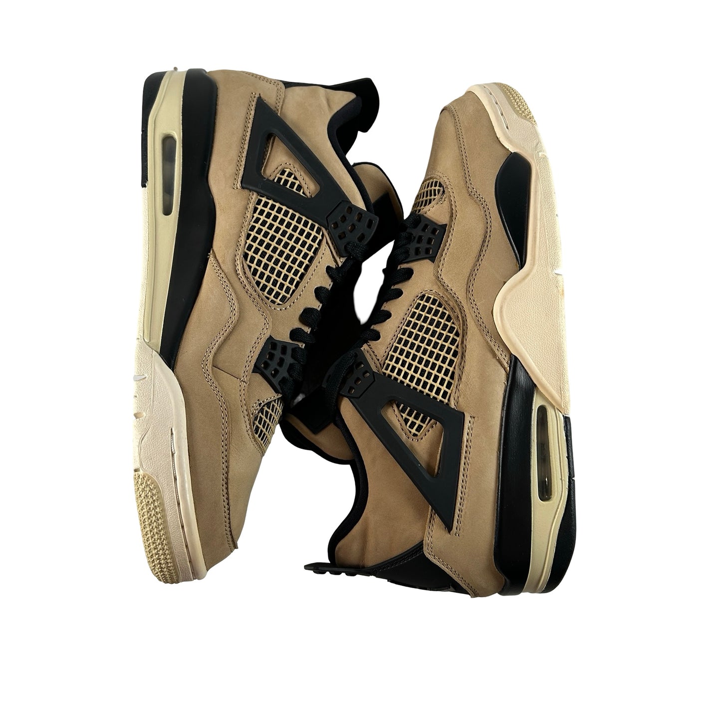 AQ9129 200 Jordan 4 Retro Fossil (Women's) [USED] - 11.5 W (Used)