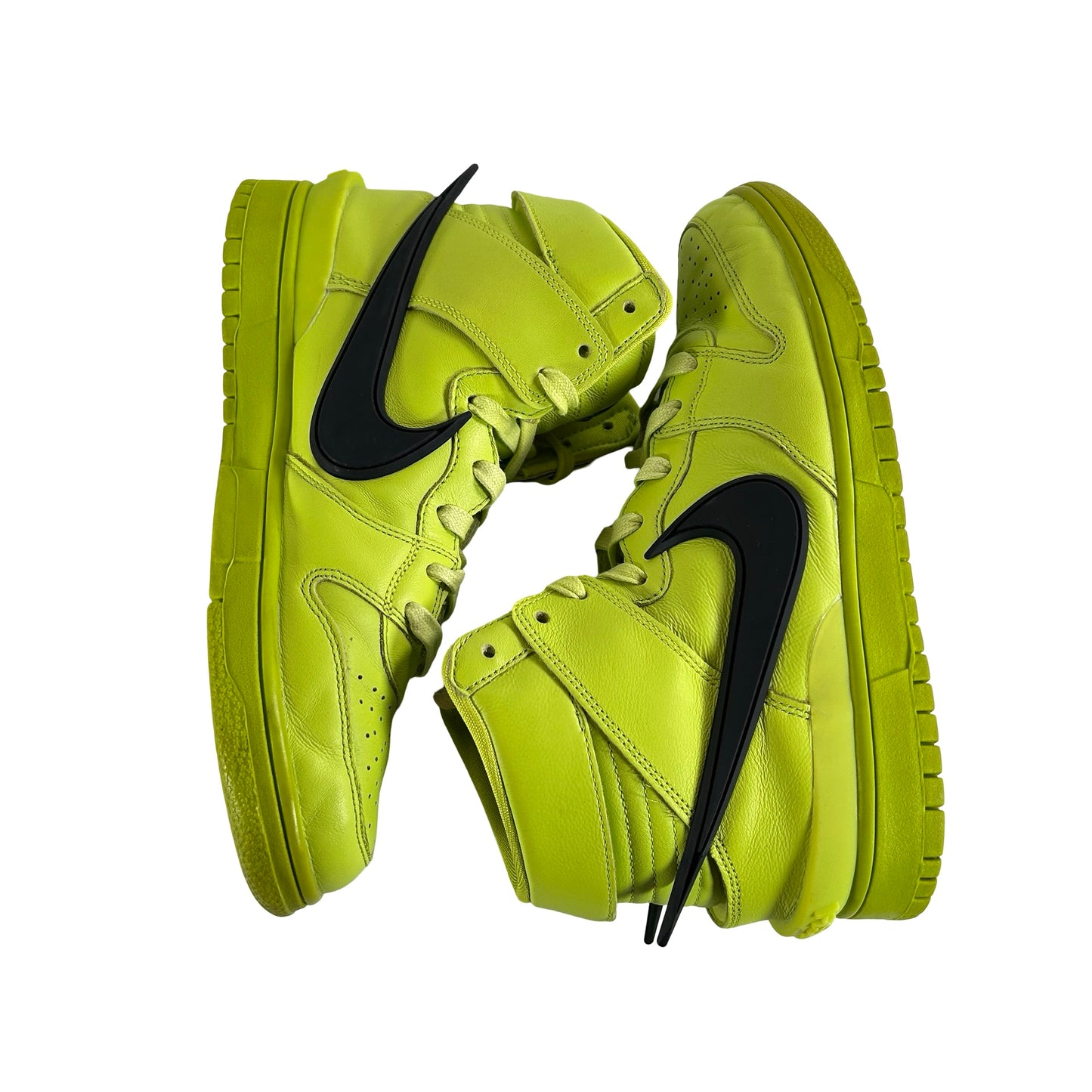 CU7544 300 Nike Dunk High AMBUSH Flash Lime [USED] - 8.5 M (Used) (No Box)