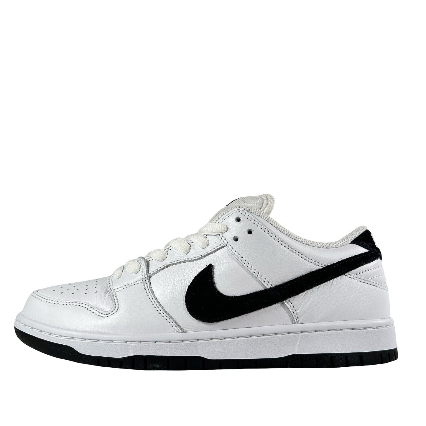 HF3704 100 Nike SB Dunk Low White Black [CONDITIONAL] - 10 M (Small Mark on Left Sole)