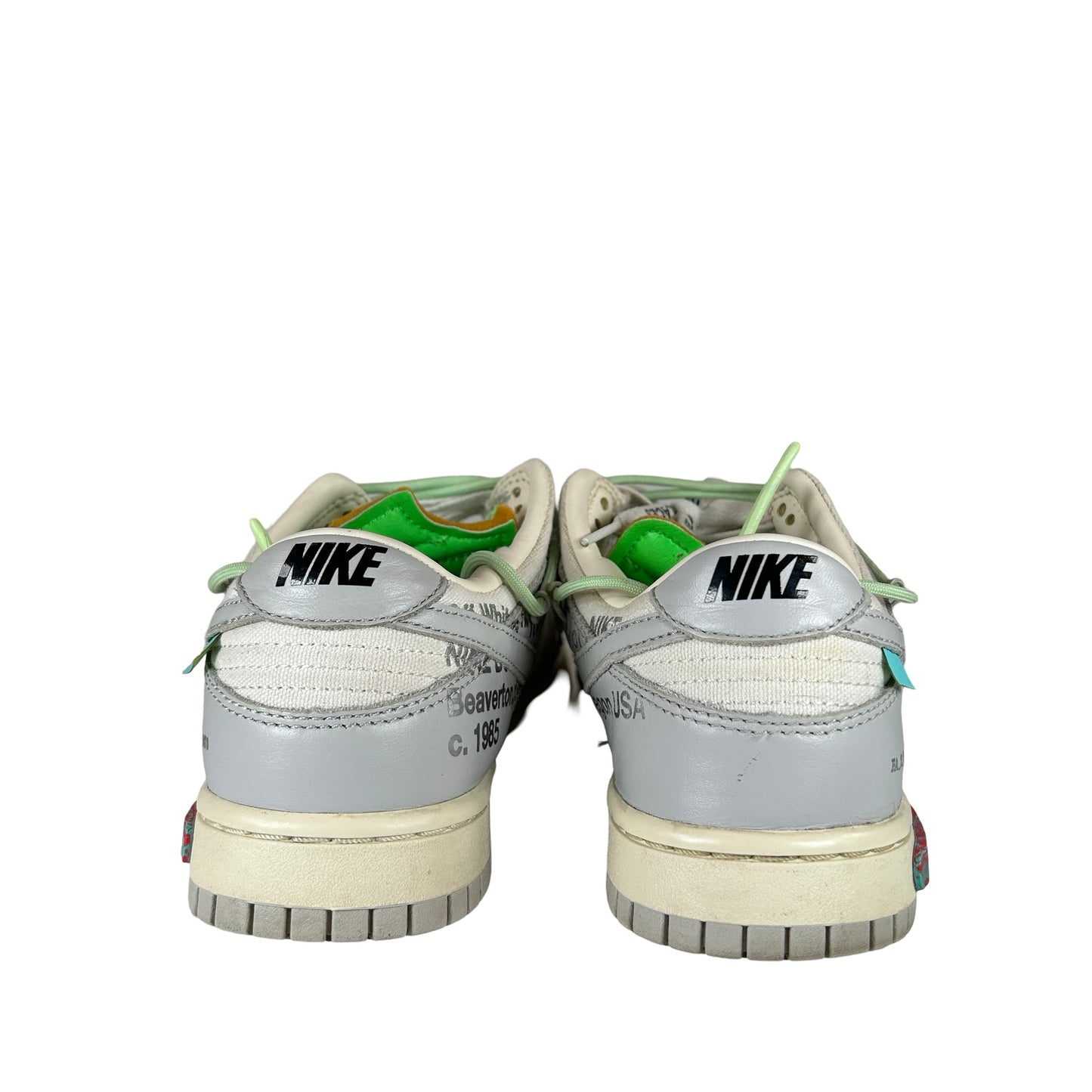 DM1602 108 Nike Dunk Low Off-White Lot 7 [USED] - 8 M (Used)