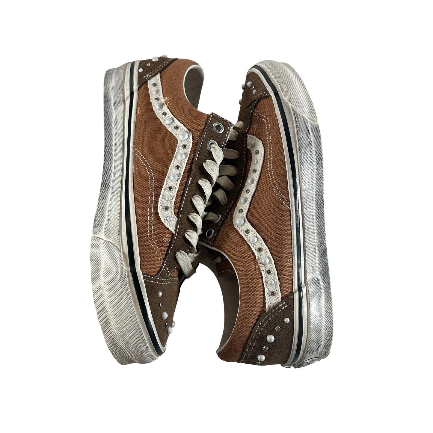 VN000E8VFST Vans LX Old Skool 36 Pearlized Pack Vintage Cocoa Brown [USED] - 9 M (Used)