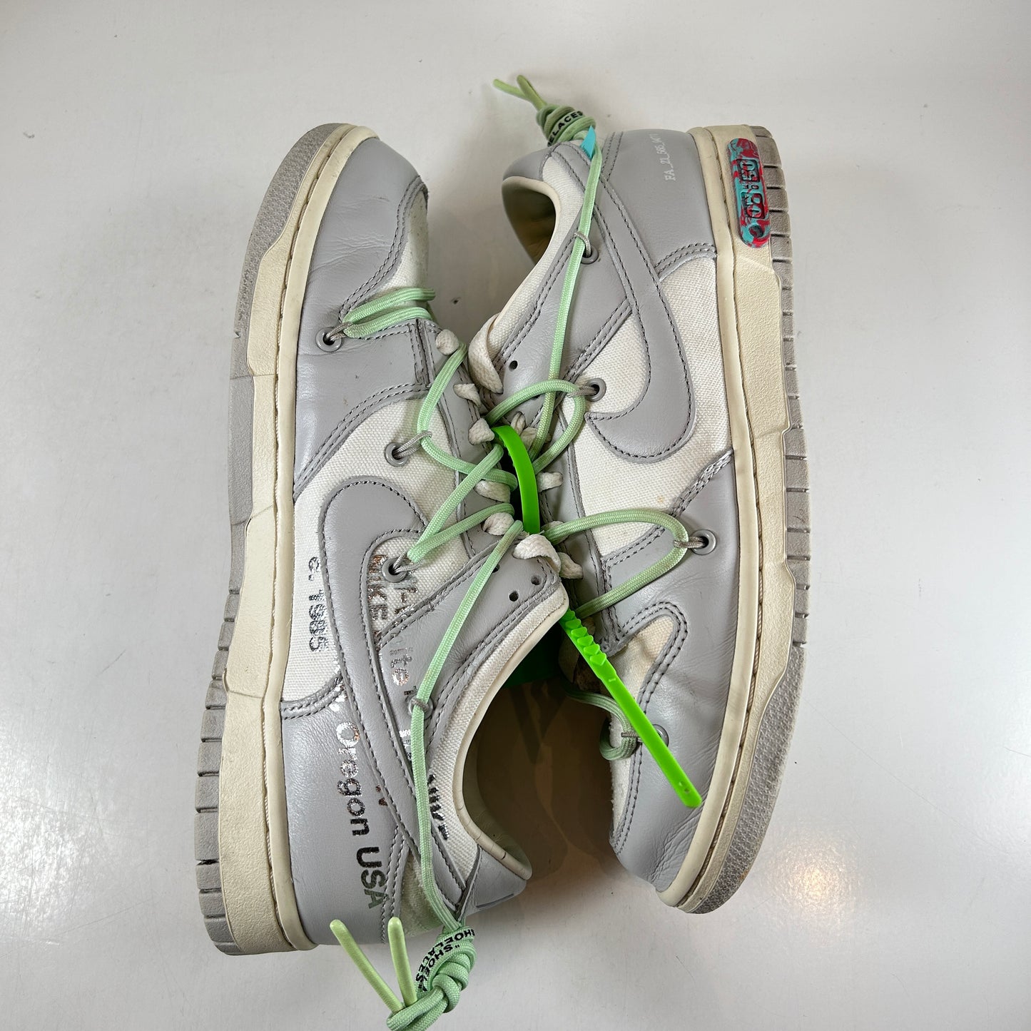 DM1602 108 Nike Dunk Low Off-White Lot 7 [USED] - 9.5 M (Used2)