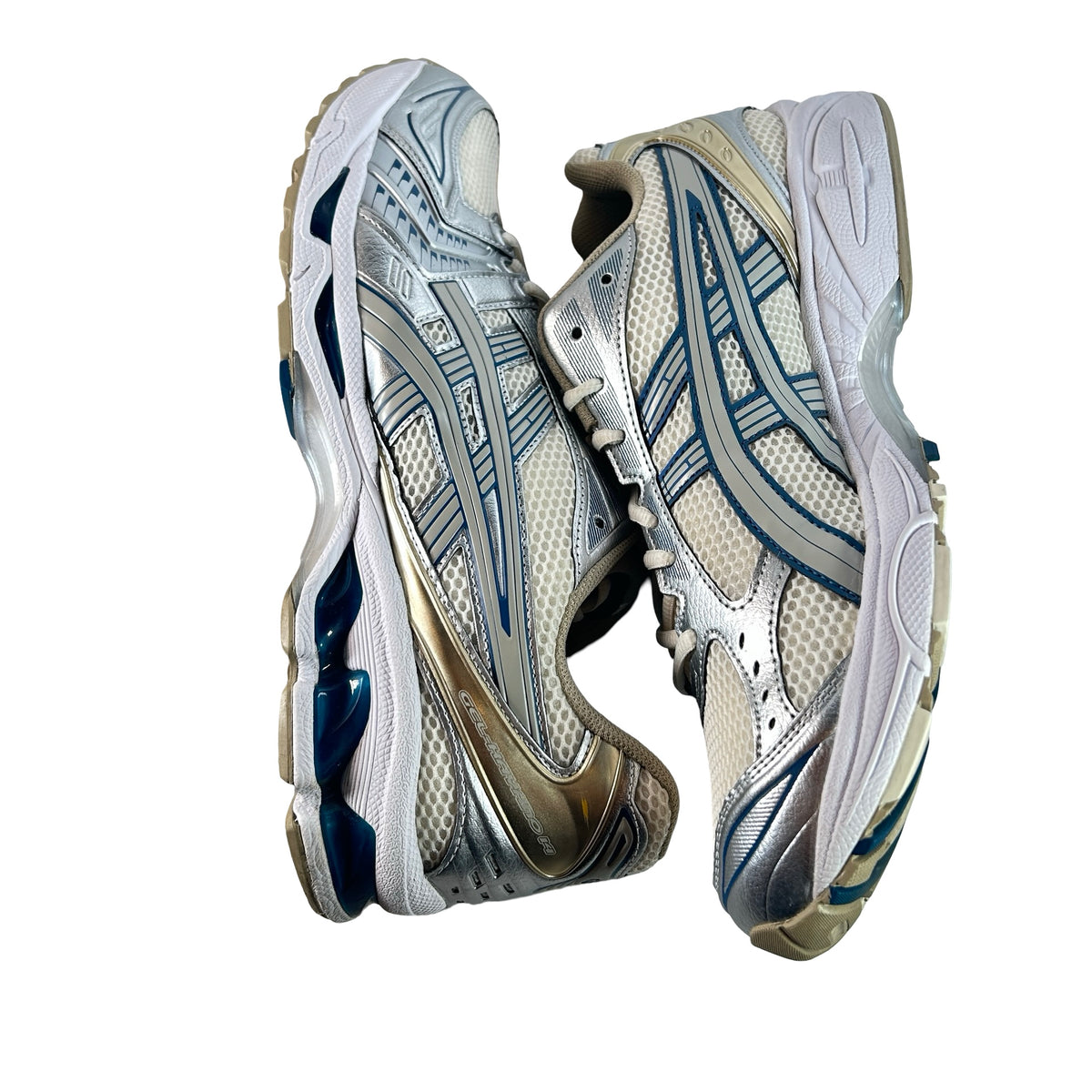 1201A019 105 ASICS Gel-Kayano 14 Cream Pure Silver Champagne [USED] - 13 M (Used)