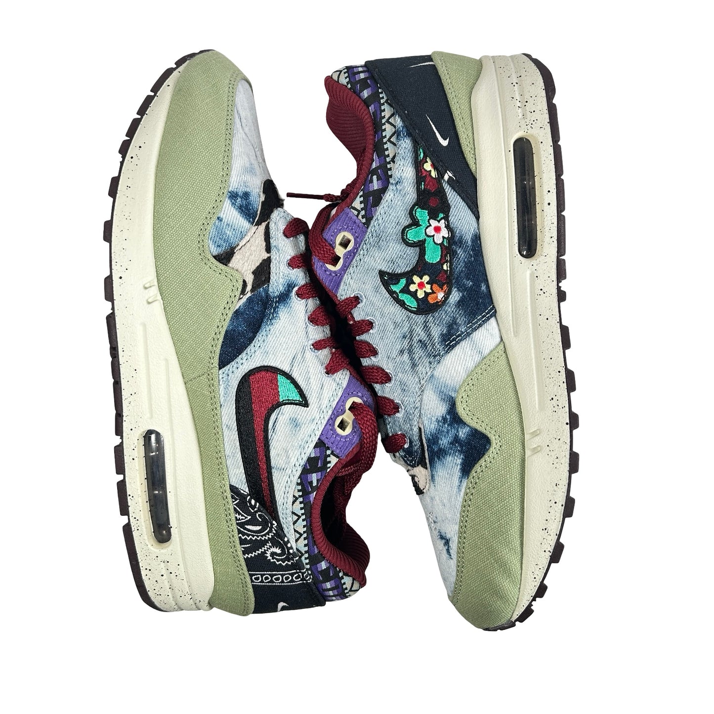 DN1803 300 Nike Air Max 1 Concepts Denim Olive Canvas [USED] - 9 M (Used3)