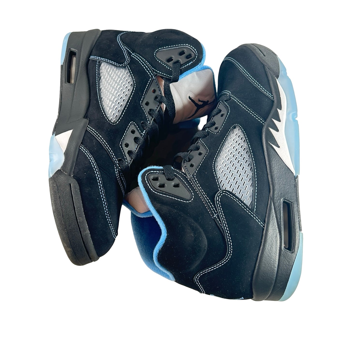 DD0587 008 Jordan 5 Retro Black University Blue (2026) [USED] - 8.5 M (Used2)