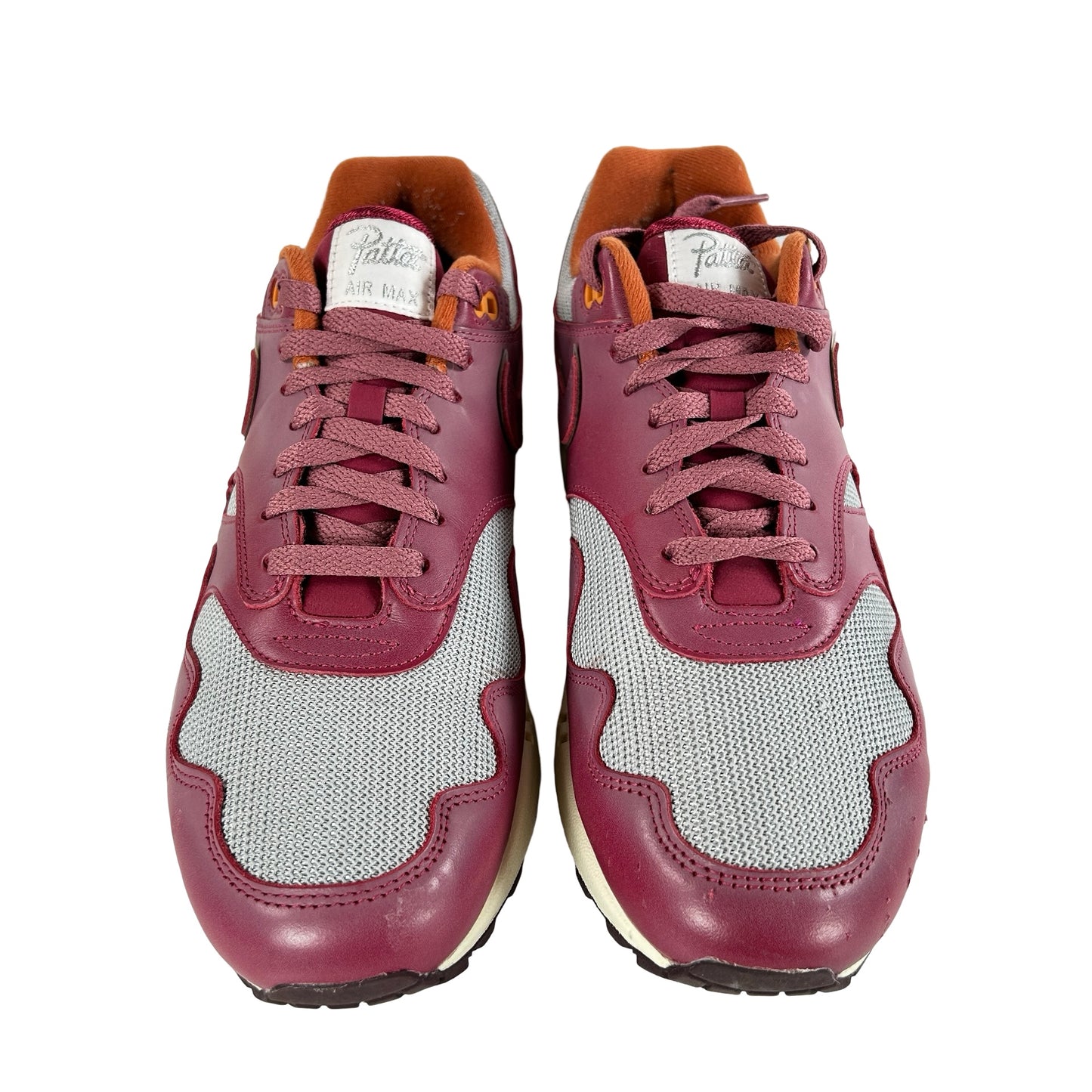 DO9549 001 Nike Air Max 1 Patta Waves Rush Maroon  [USED] - 10 M (Used2)