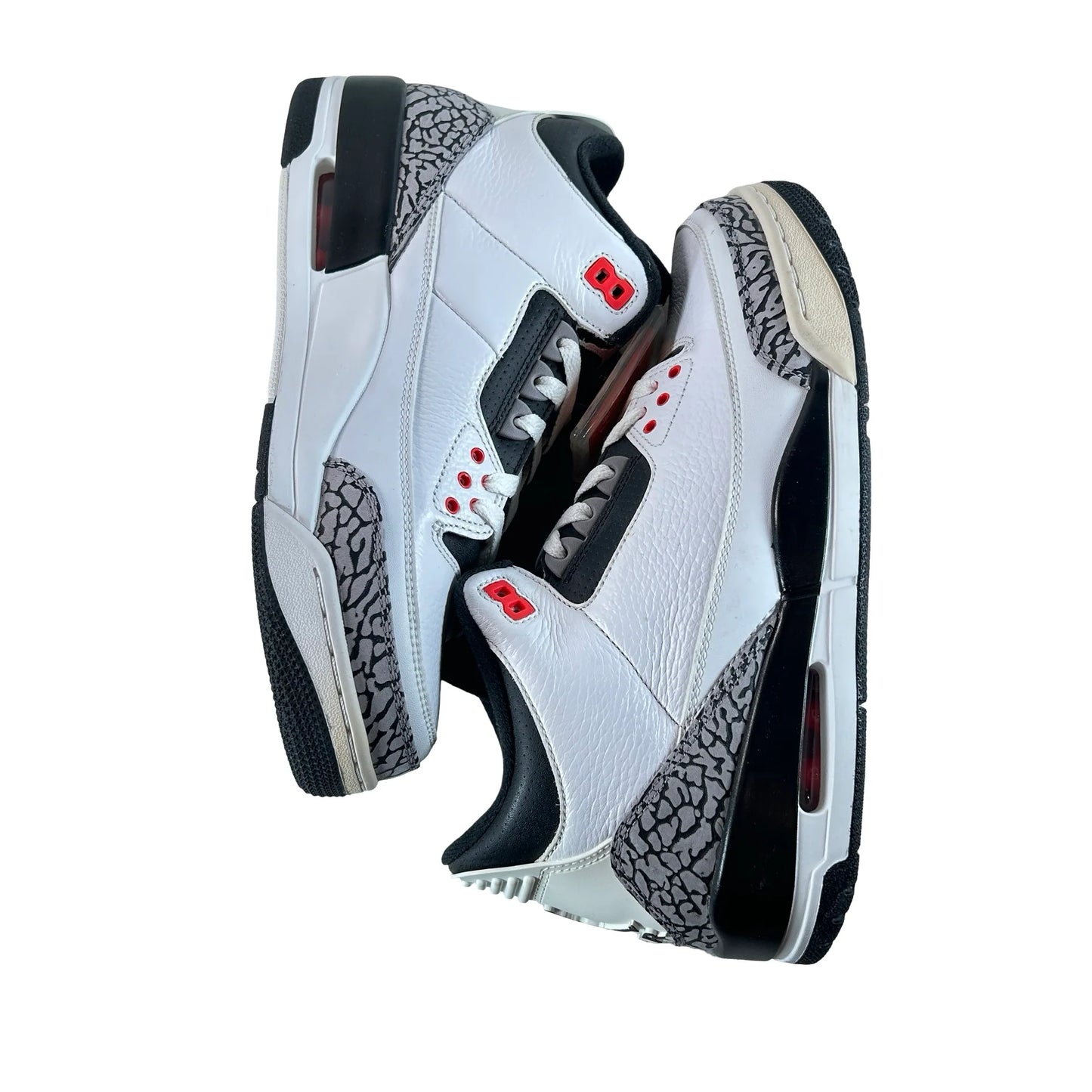 136064 123 Jordan 3 Retro Infrared 23 - 9 M (Yellowing) (No Box)