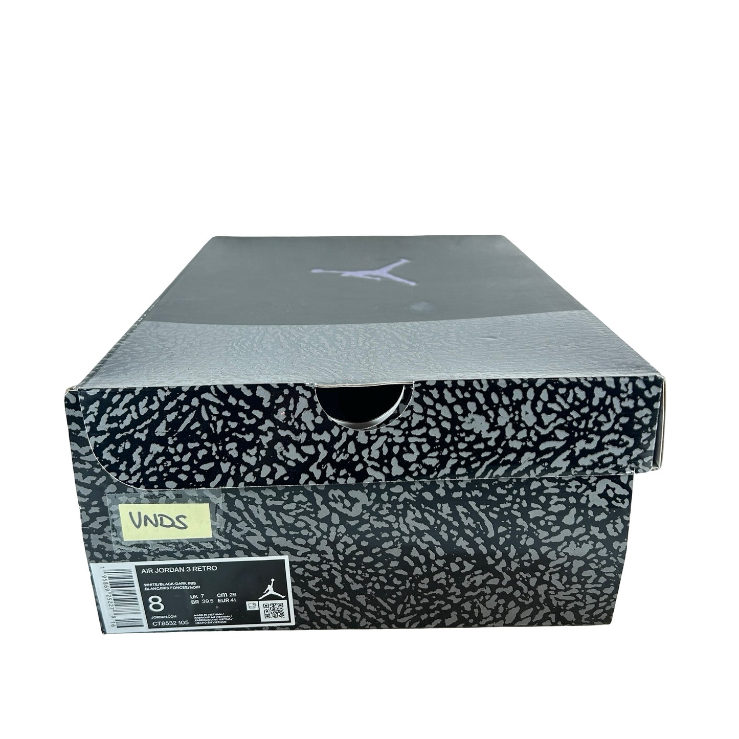 CT8532 105 Jordan 3 Retro Dark Iris [USED] - 8 M (VNDS)