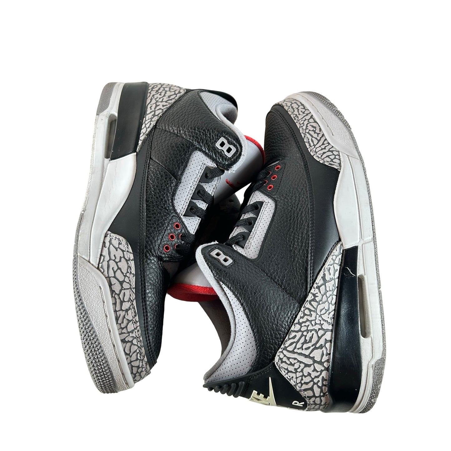 854262 001 Jordan 3 Black Cement 2018 [USED] - 12 M (Used7)