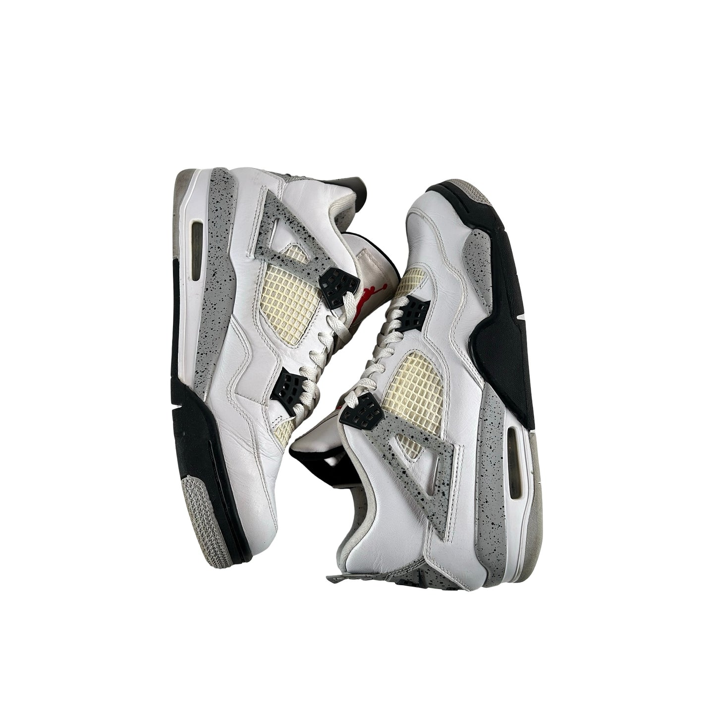 840606 192 Jordan 4 White Cement [USED] - 9.5 M (Used2) (Replace Box2)
