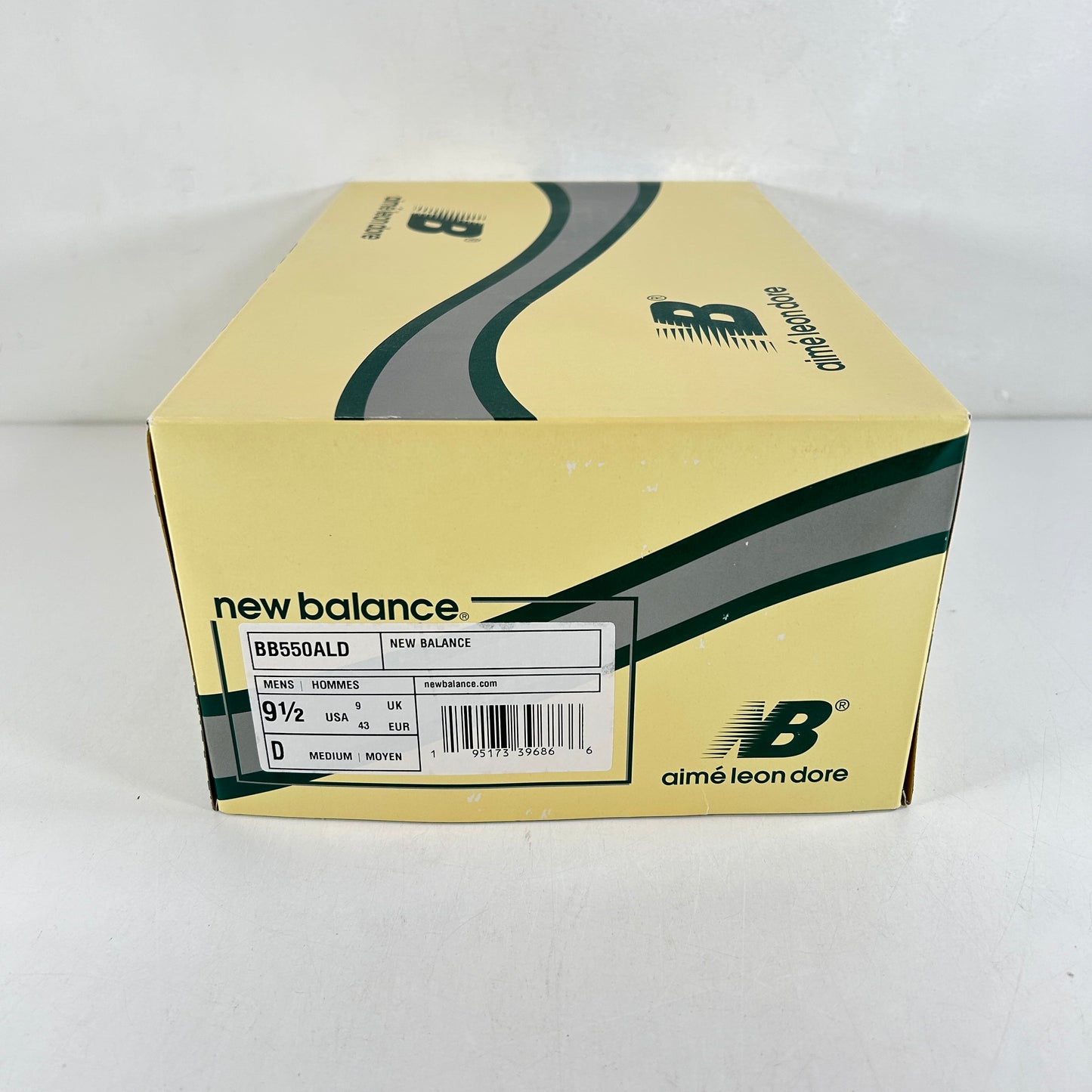 BB550ALD New Balance 550 Aime Leon Dore White Green [USED] - 9.5 M (Used)