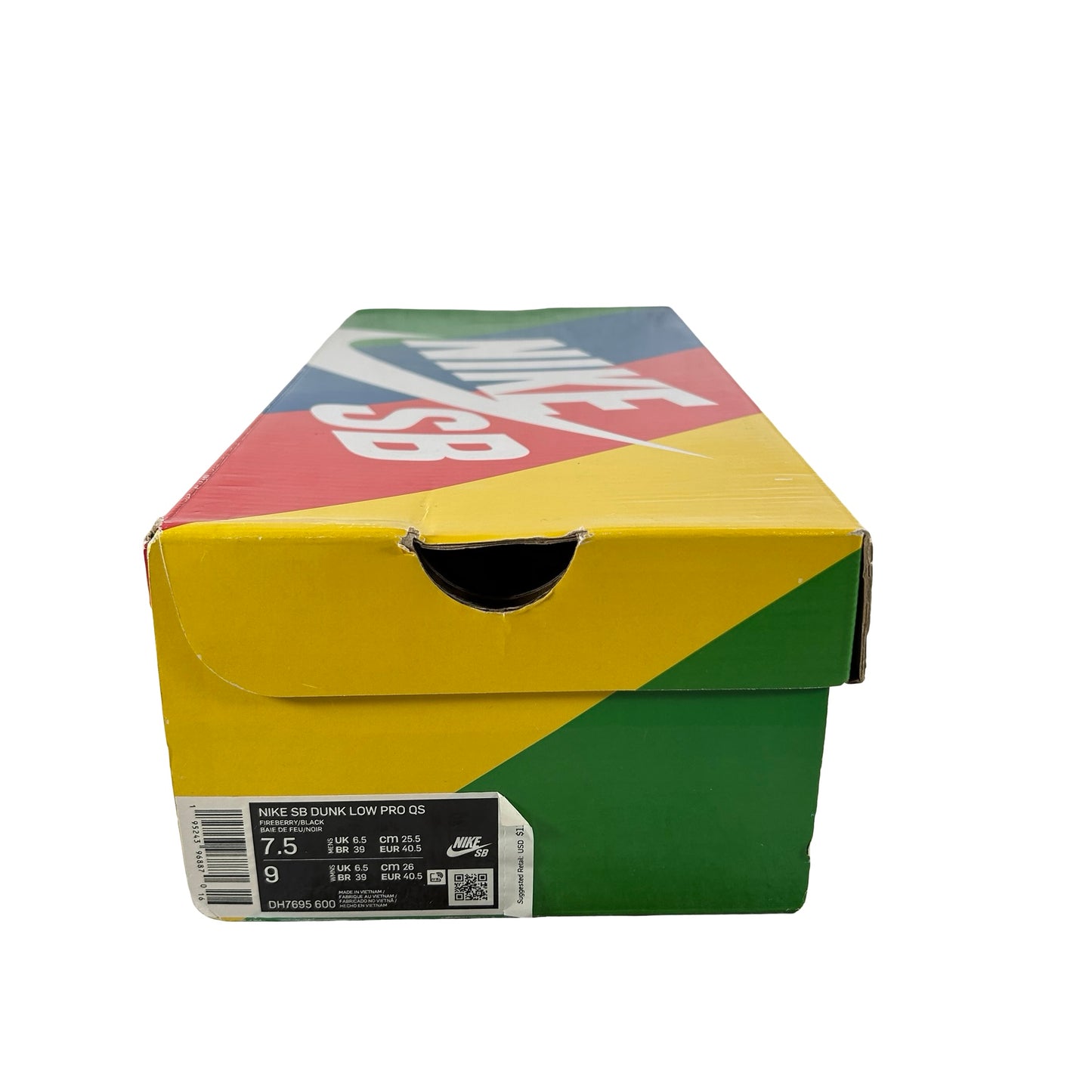 DH7695 600 Nike SB Dunk Low Pro Parra Abstract Art (2021) [USED] - 7.5 M (Used3)