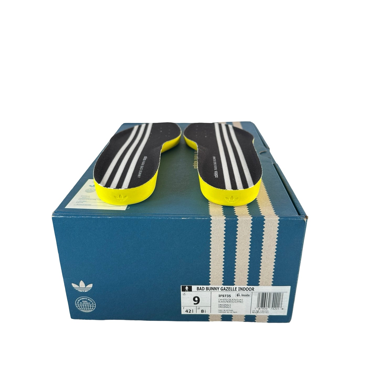 IF9735 adidas Gazelle Indoor Bad Bunny [USED] - 9 M (Used)
