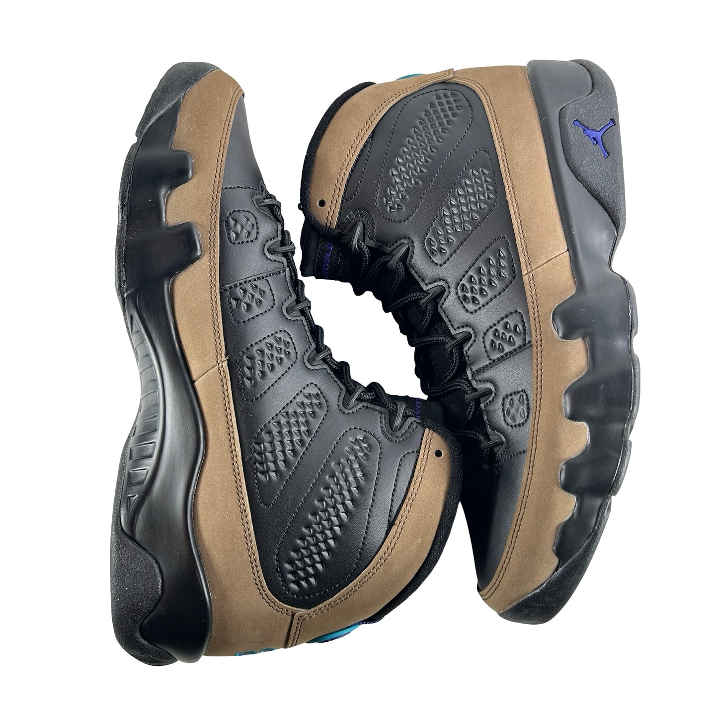 CT8019 034 Jordan 9 Retro Light Olive Concord [USED] - 10.5 (Used)