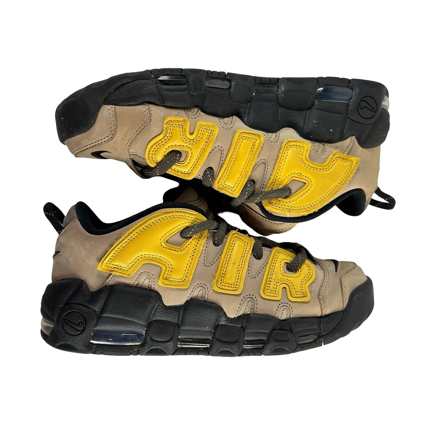 FB1299 200 Nike Air More Uptempo Low AMBUSH Sulfur [USED] - 9.5 M (Used) (No Box)