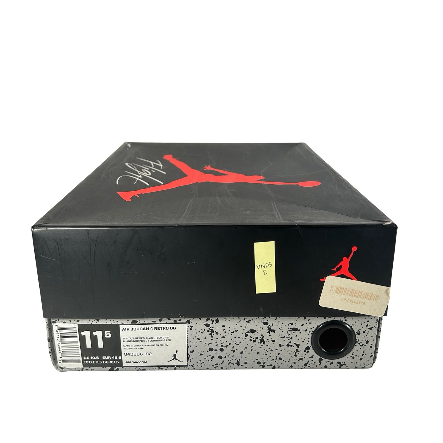 840606 192 Jordan 4 Retro White Cement (2016) [USED] - 11.5 M (VNDS2)