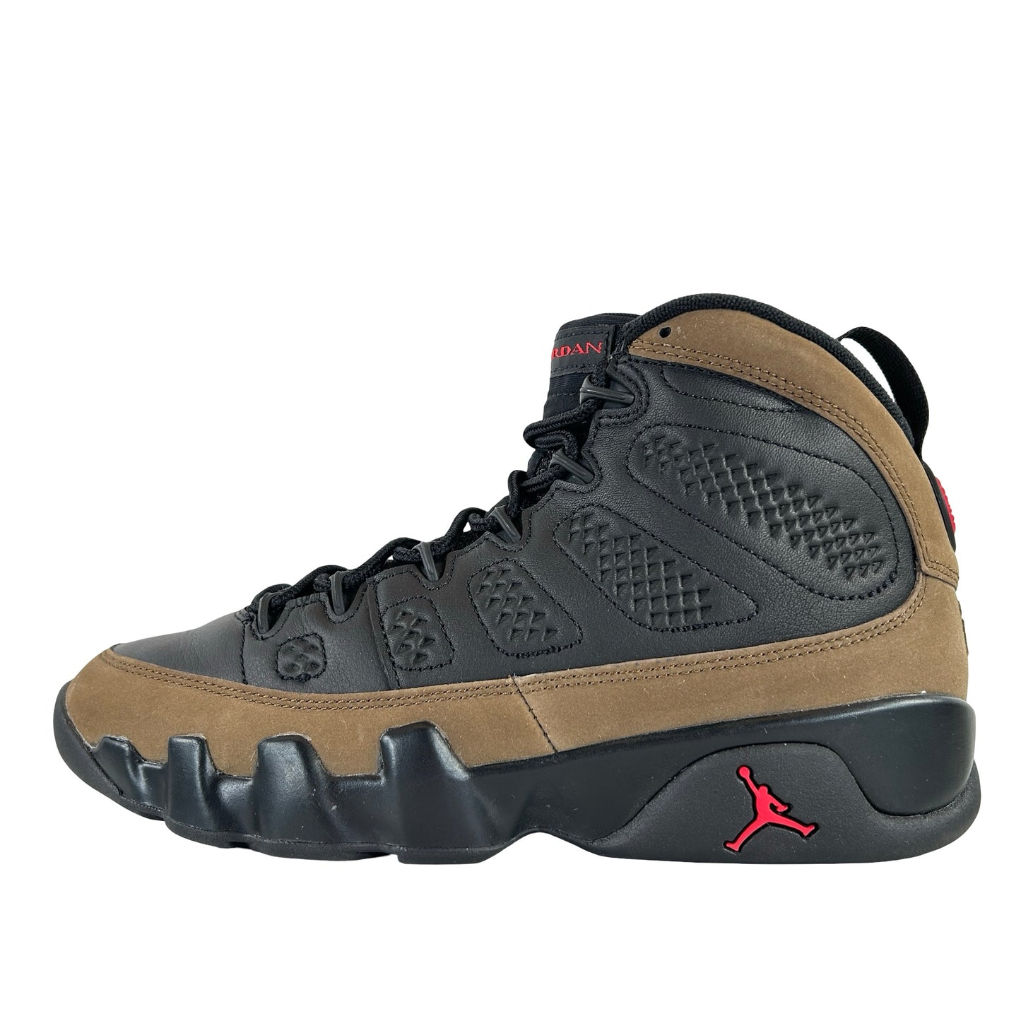 HV4794 030 Air Jordan 9 Retro Olive (2024) [USED] - 7 M (Used2)