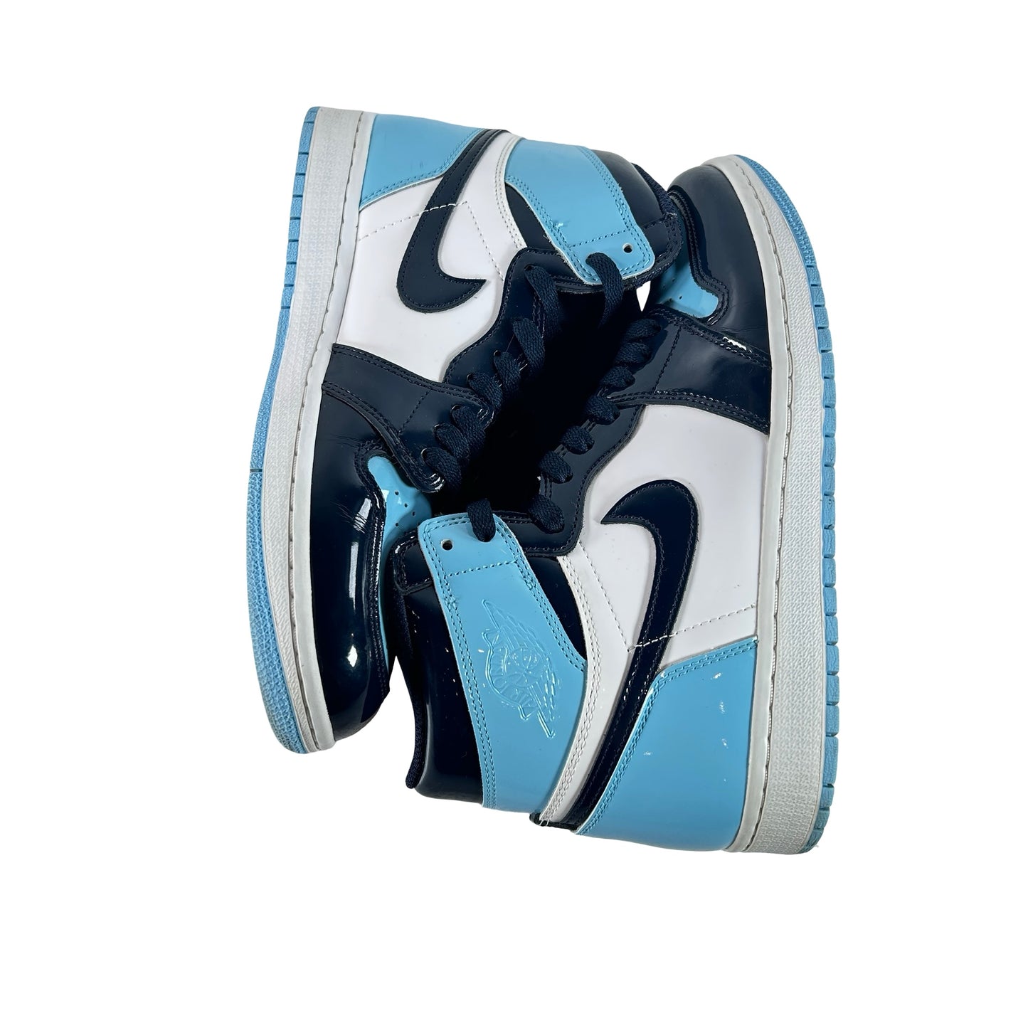 CD0461 401 Jordan 1 Retro High UNC Patent (Women's) [USED] - 9 W (Used)