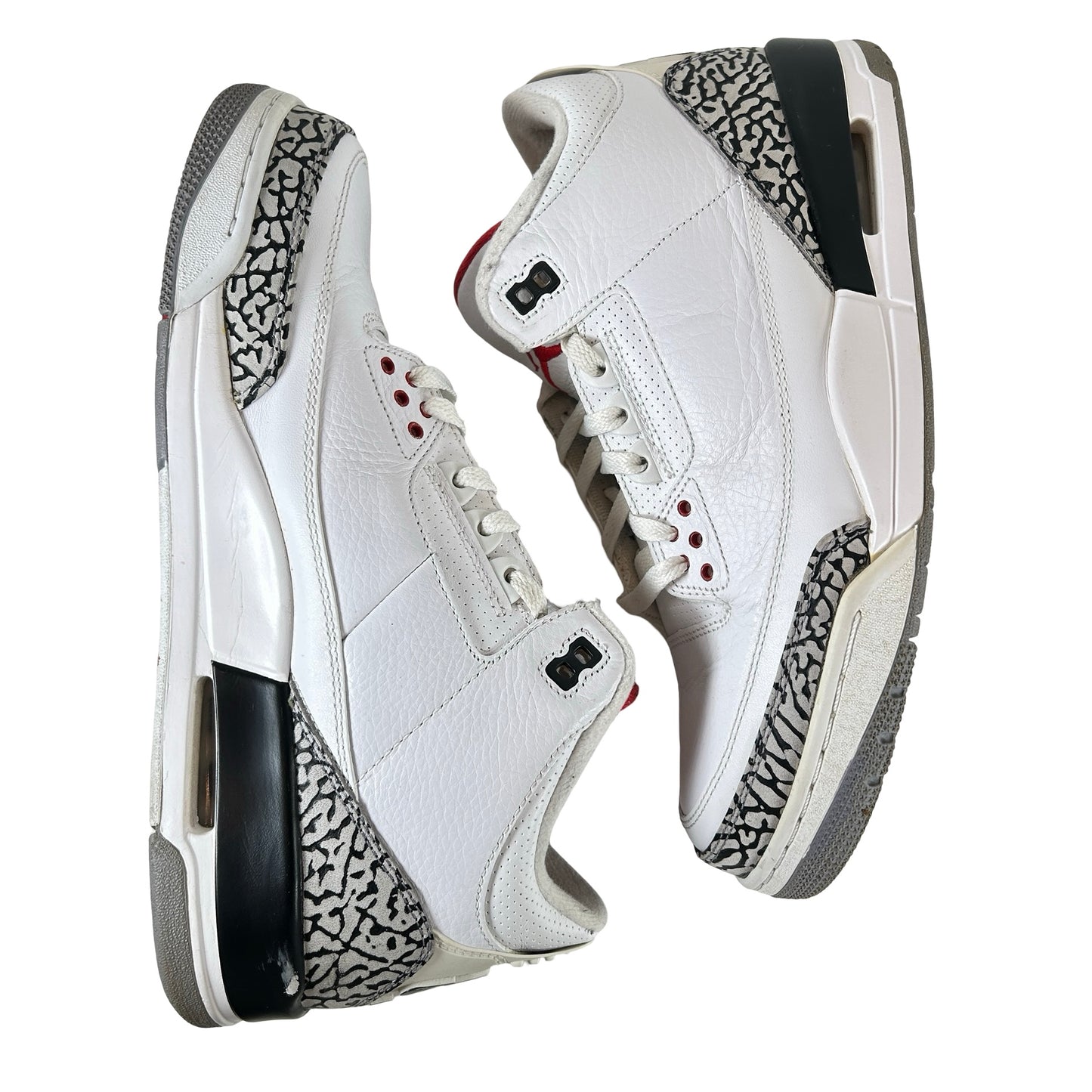 580775 160 Jordan 3 Retro White Cement '88 Dunk Contest (2013) - 11 M (Used) (No Box)
